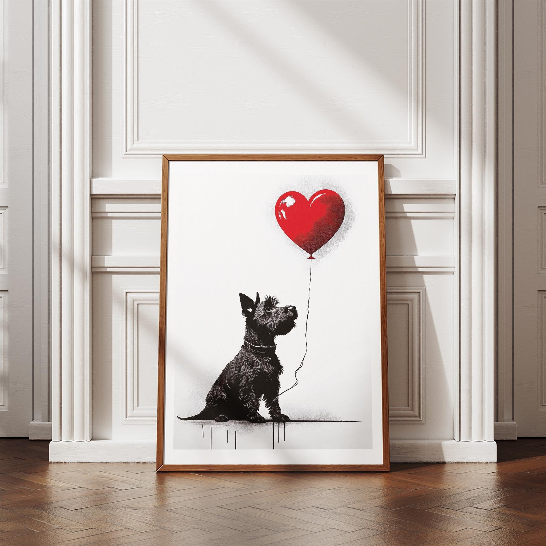 Scottish Terrier DOGSY Series inspired by the Art of Banksy image 4