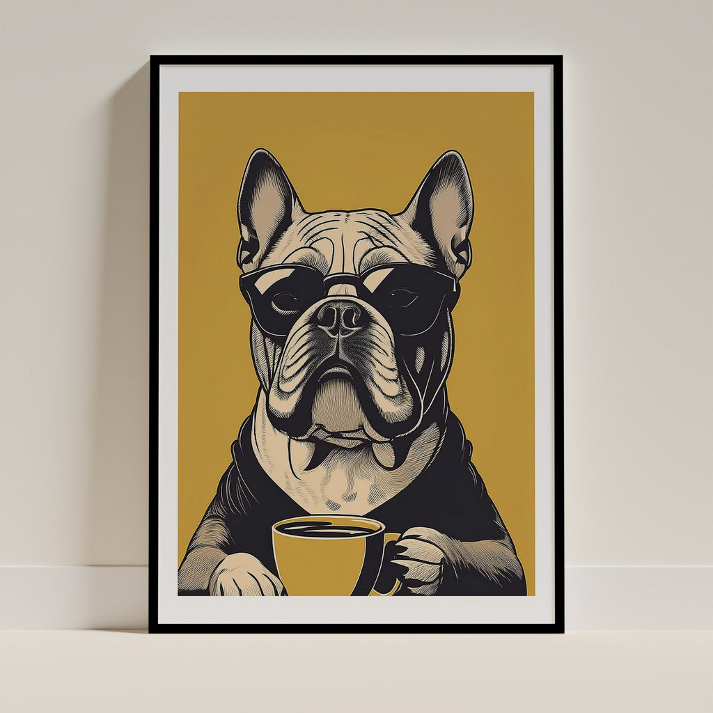 Bull Dog Chillin Coffee Dog image 0