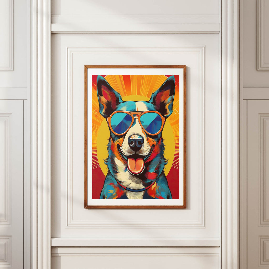 Cattle Dog In Colourful Sunnies 5 image 2