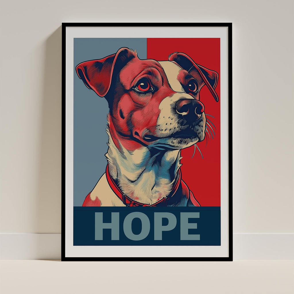Jack Russell HOPE Series Inspired by the Obama Poster image 0