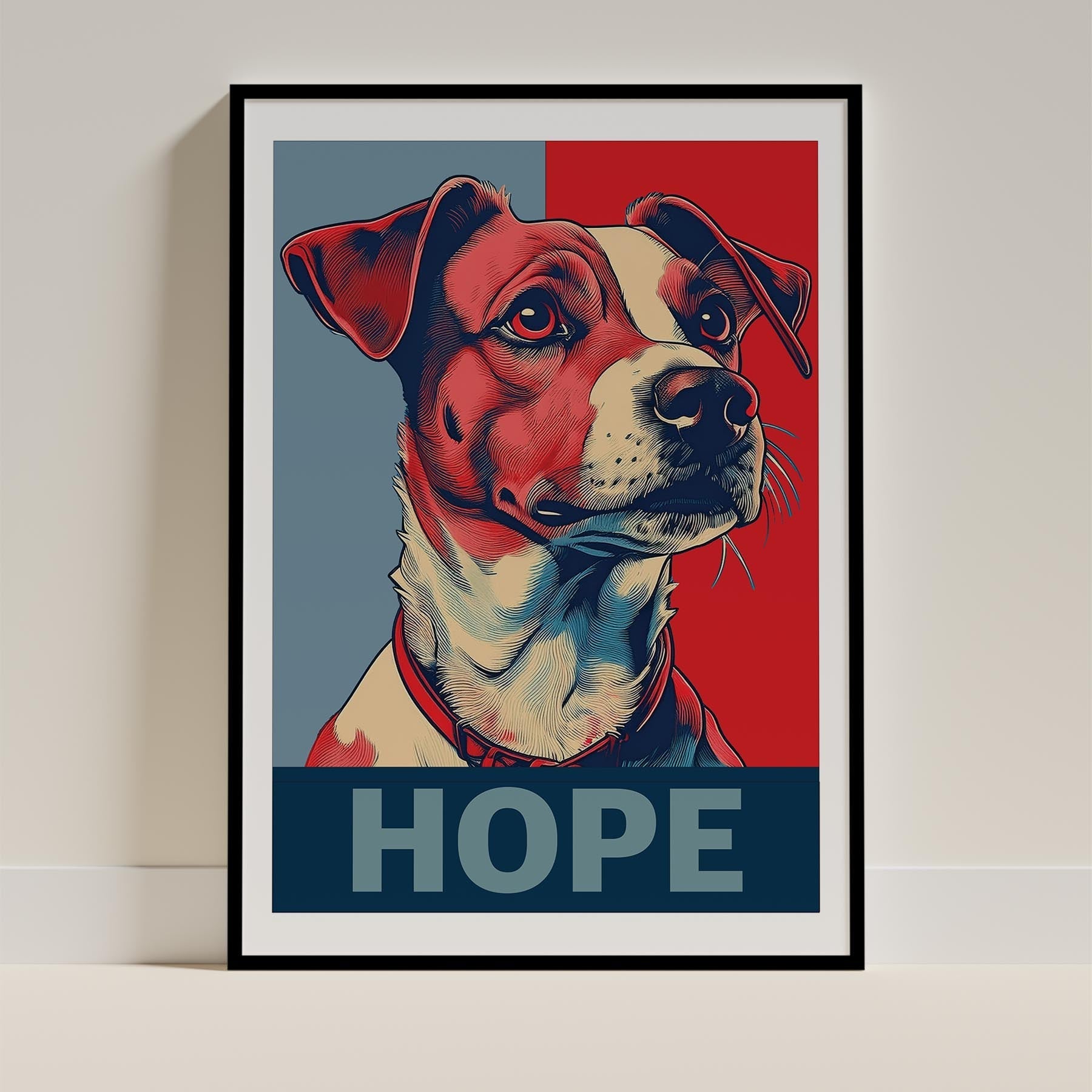 Jack Russell HOPE Series Inspired by the Obama Poster image 0