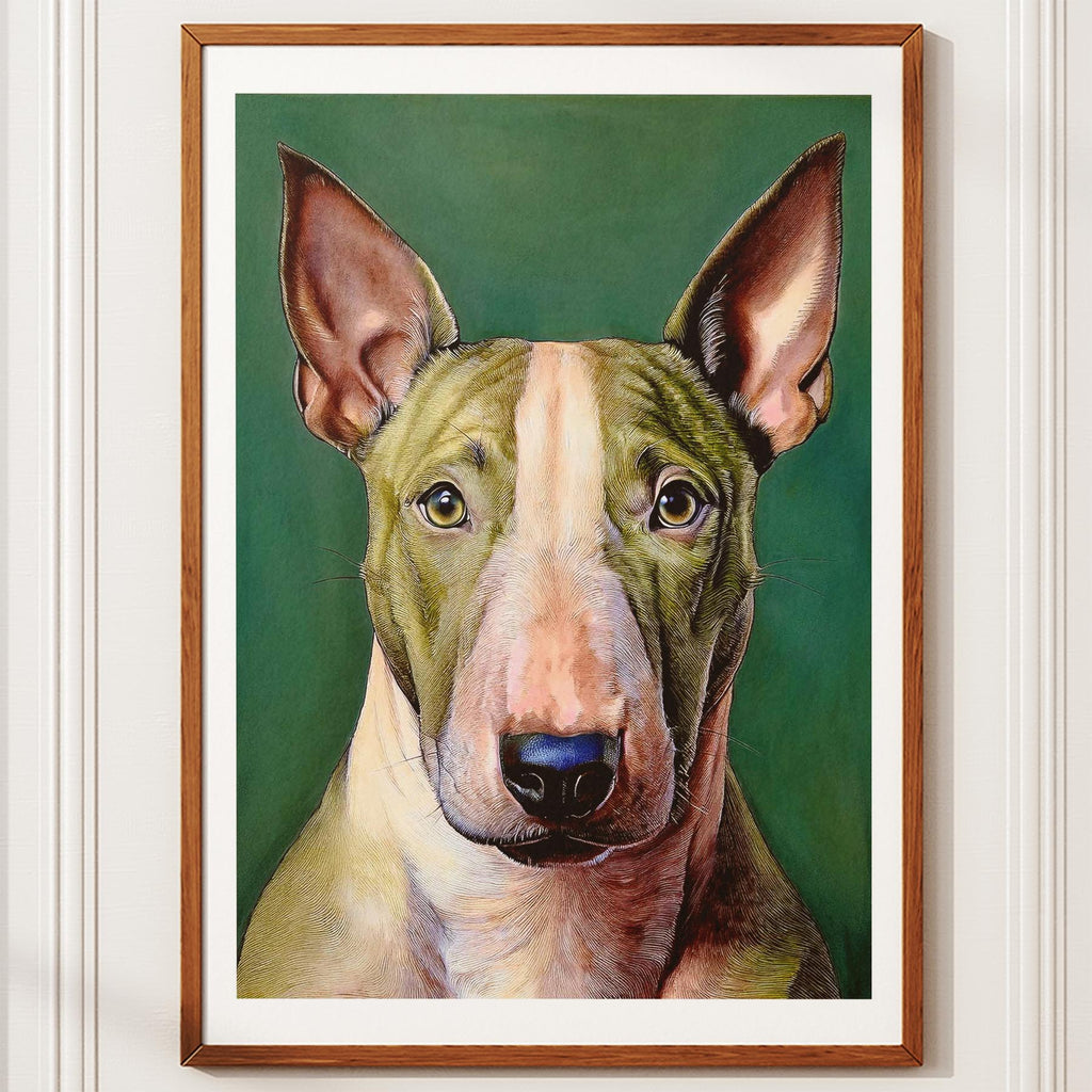 Bull Terrier Green Painted Series image 10