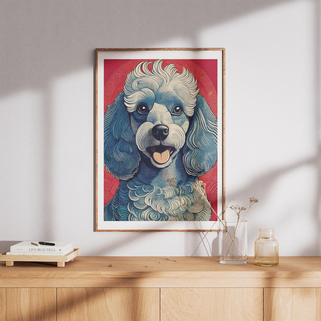 Poodle Hokusai Japanese Inspired Dog Series 1 image 8
