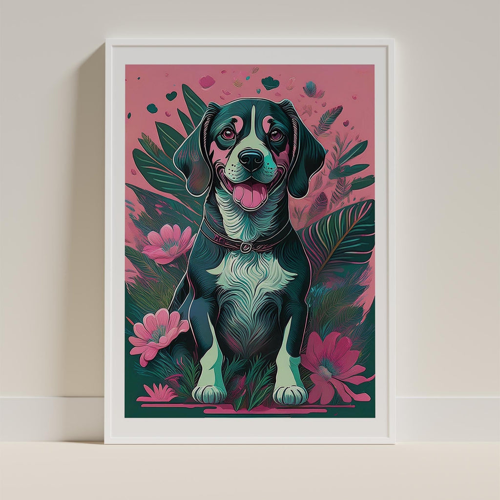 Beagle Flowery Dog image 18