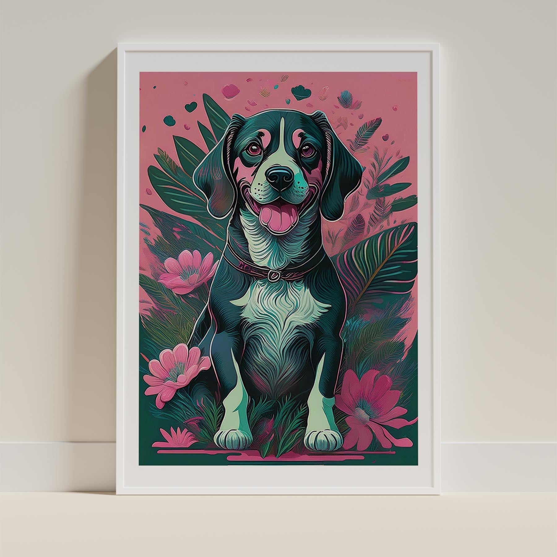 Beagle Flowery Dog image 18