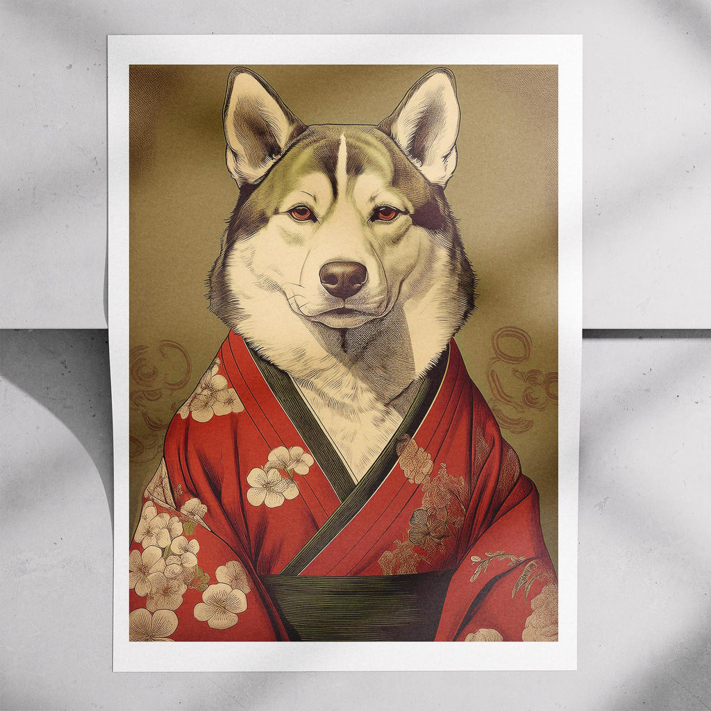 Alaskan Malamute Japanse Kimono Dog Series image 7