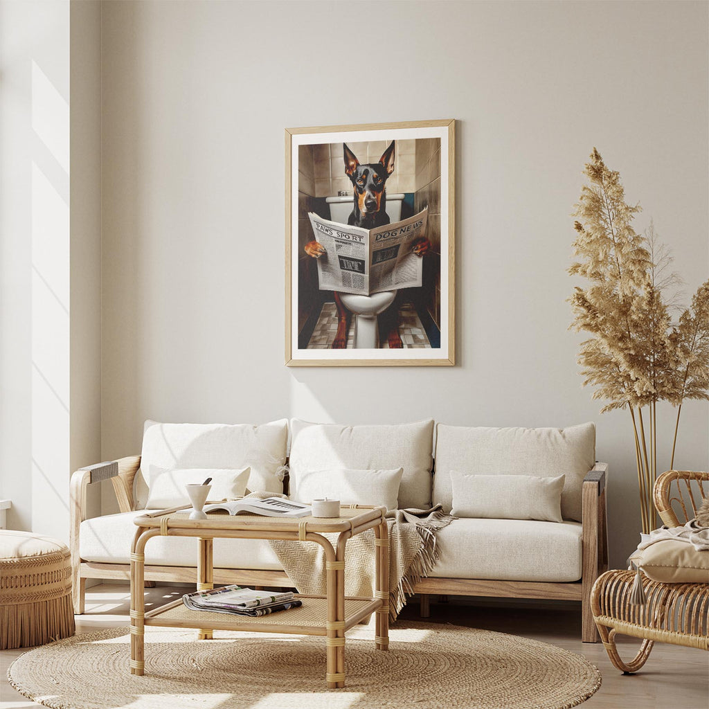 Dobermann Toilet Humour Dog Series 2 image 2