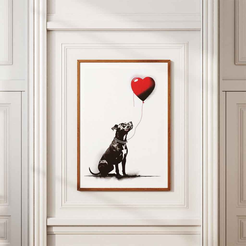 American Pitbull Terrier DOGSY Series inspired by the Art of Banksy image 3