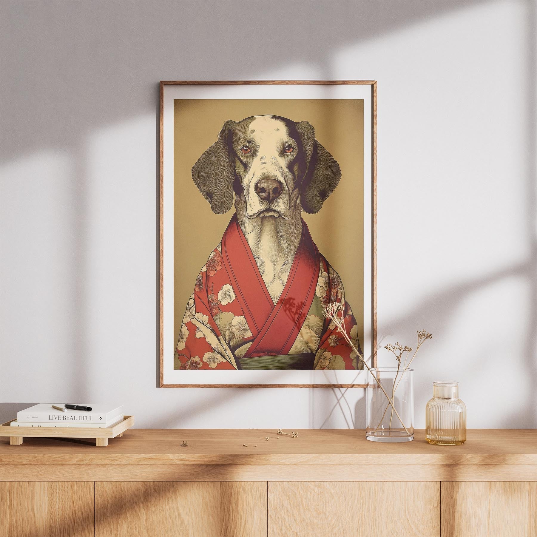 English Setter Japanse Kimono Dog Series image 8