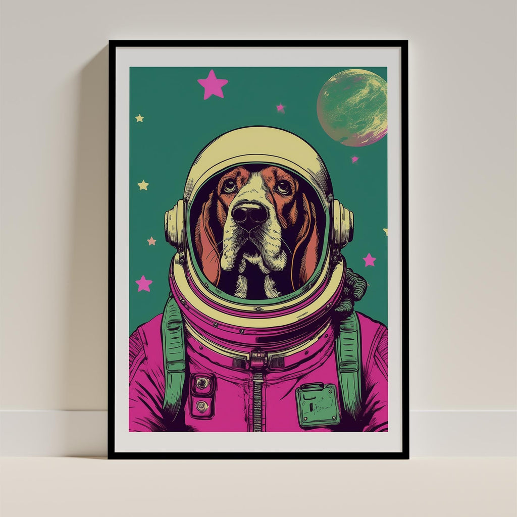 Basset Hound Space Dogs Series image 0