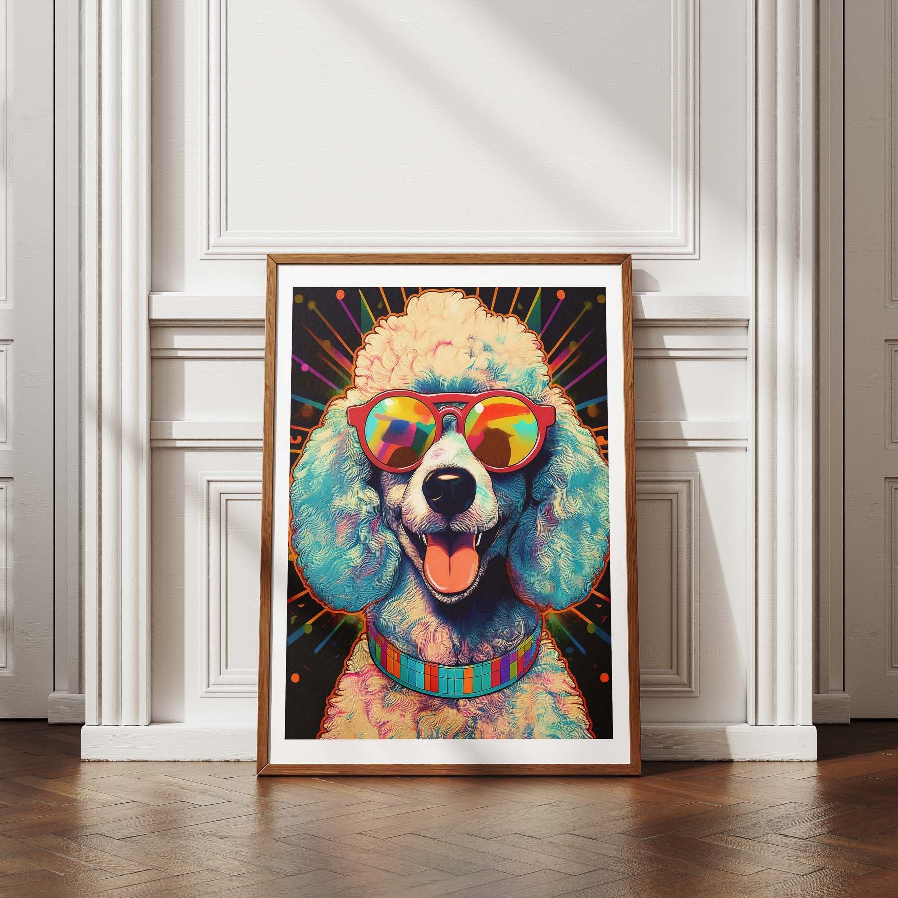 Poodle In Colourful Sunnies 2 image 4