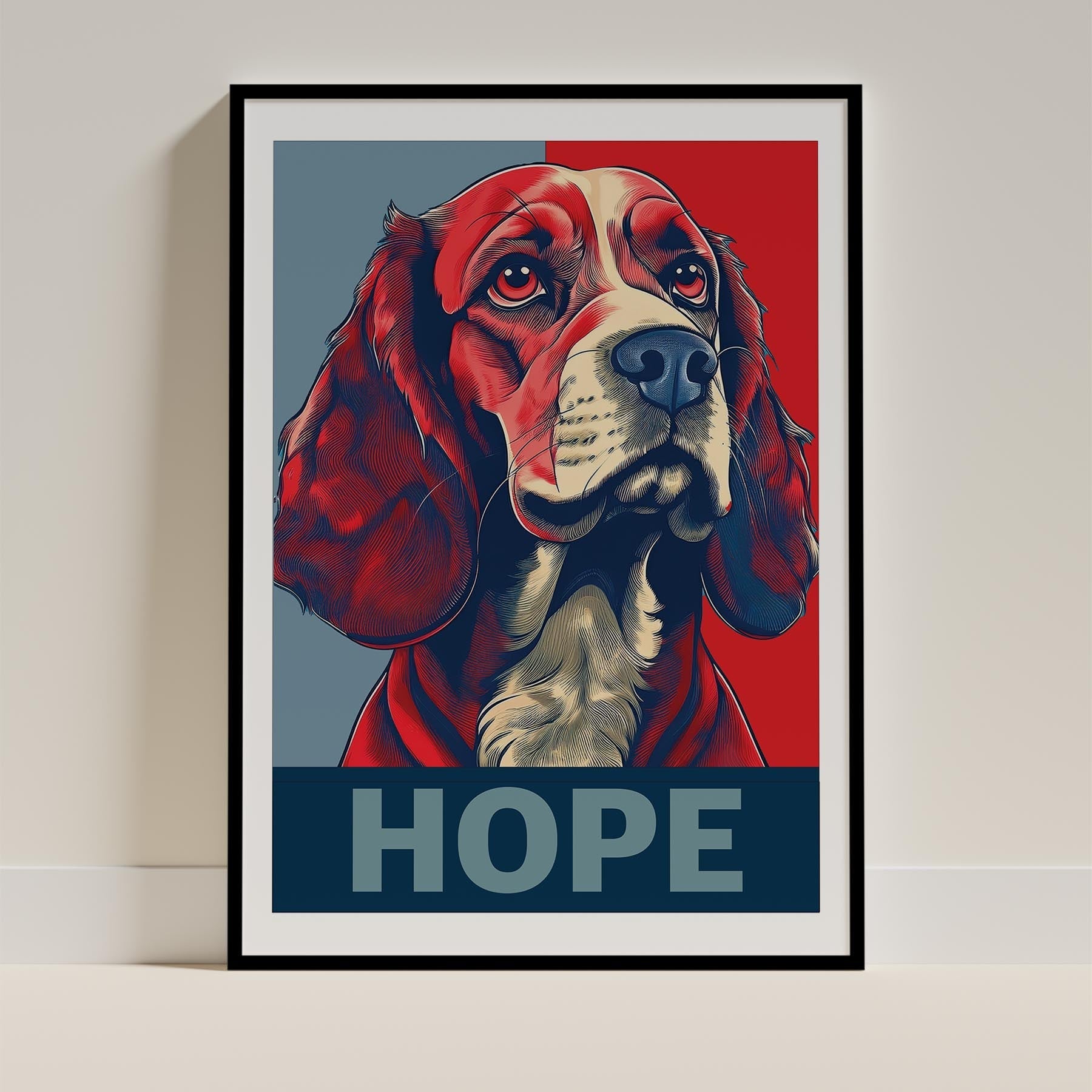 Cocker Spaniel HOPE Series Inspired by the Obama Poster image 0