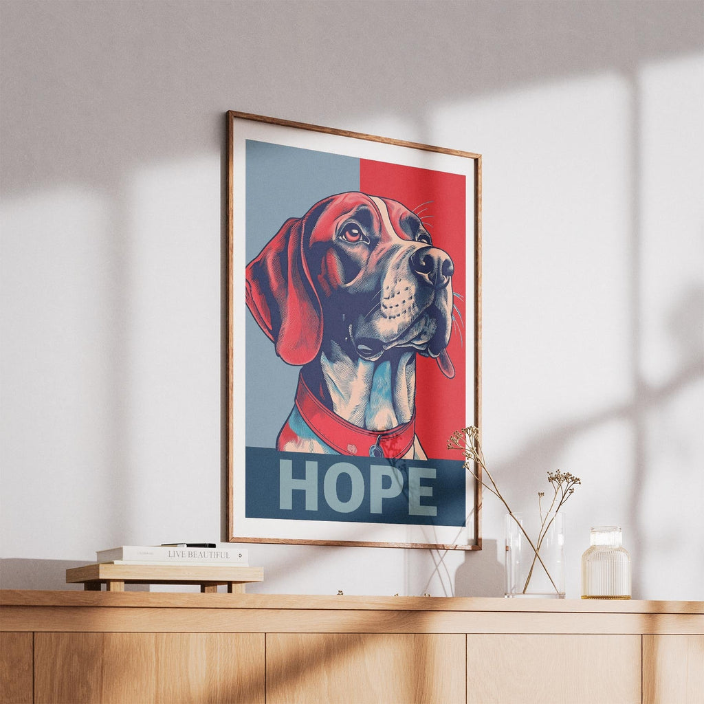 English Pointer HOPE Series Inspired by the Obama Poster image 5