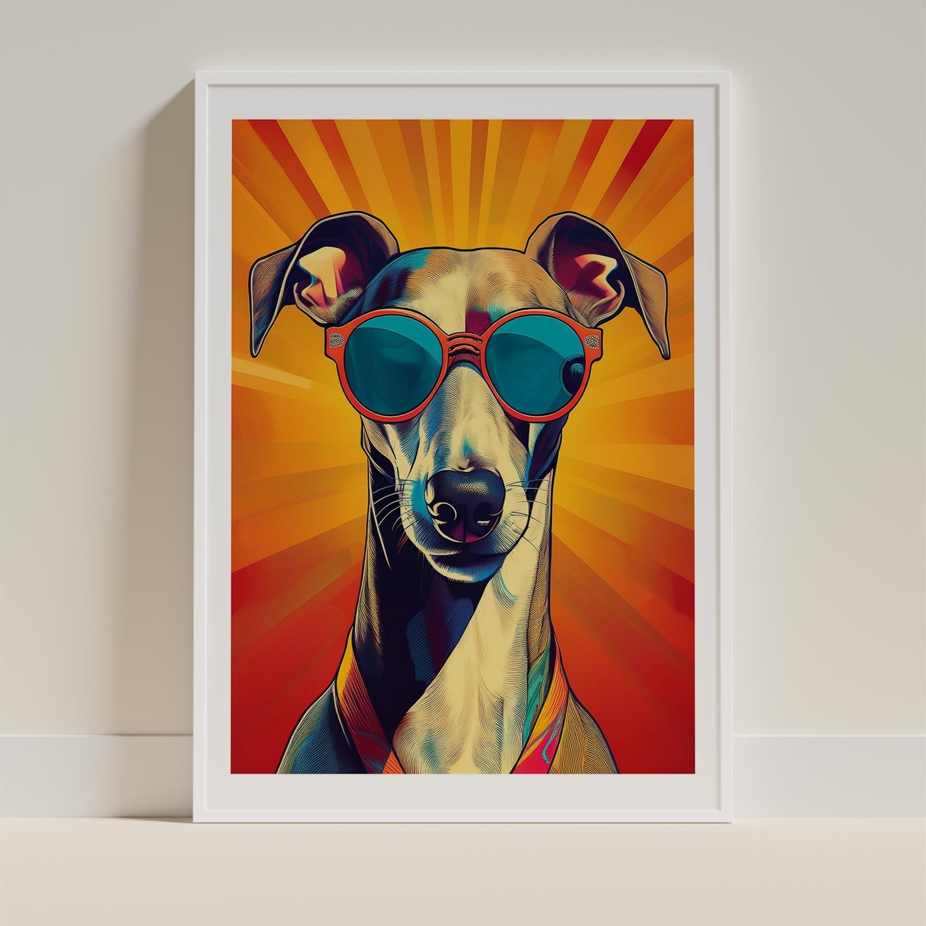 Grayhound In Colourful Sunnies 1 image 11