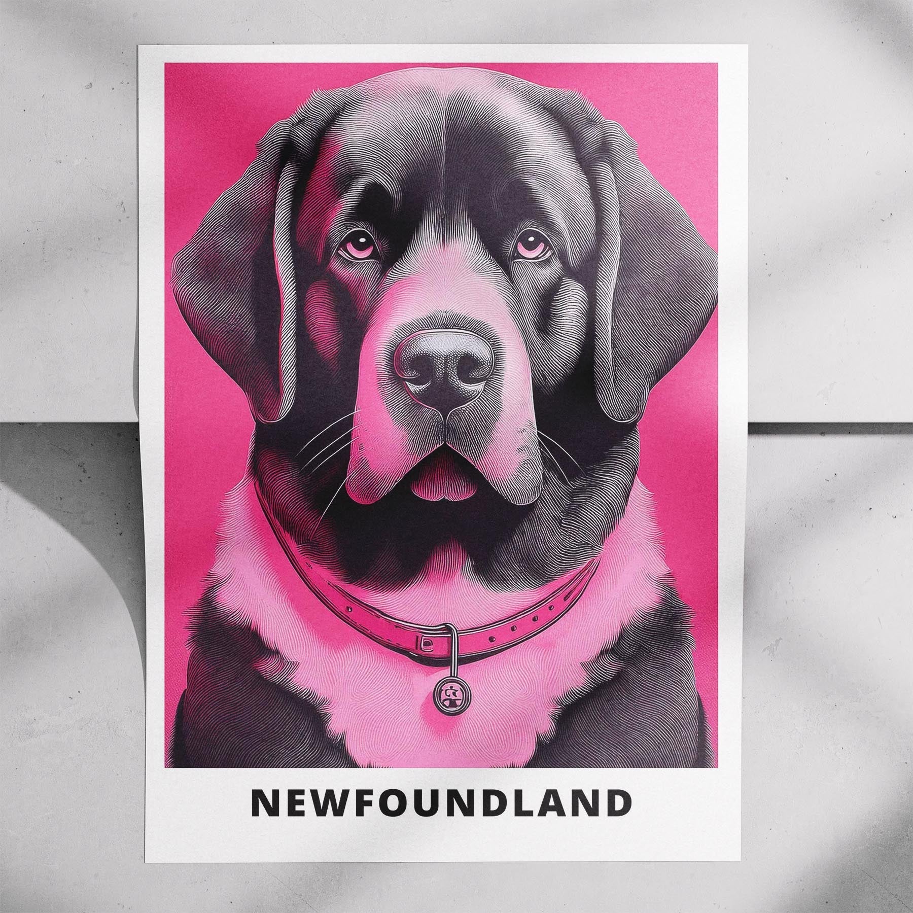 Newfoundland Pink and Black Dog Series 1 image 7