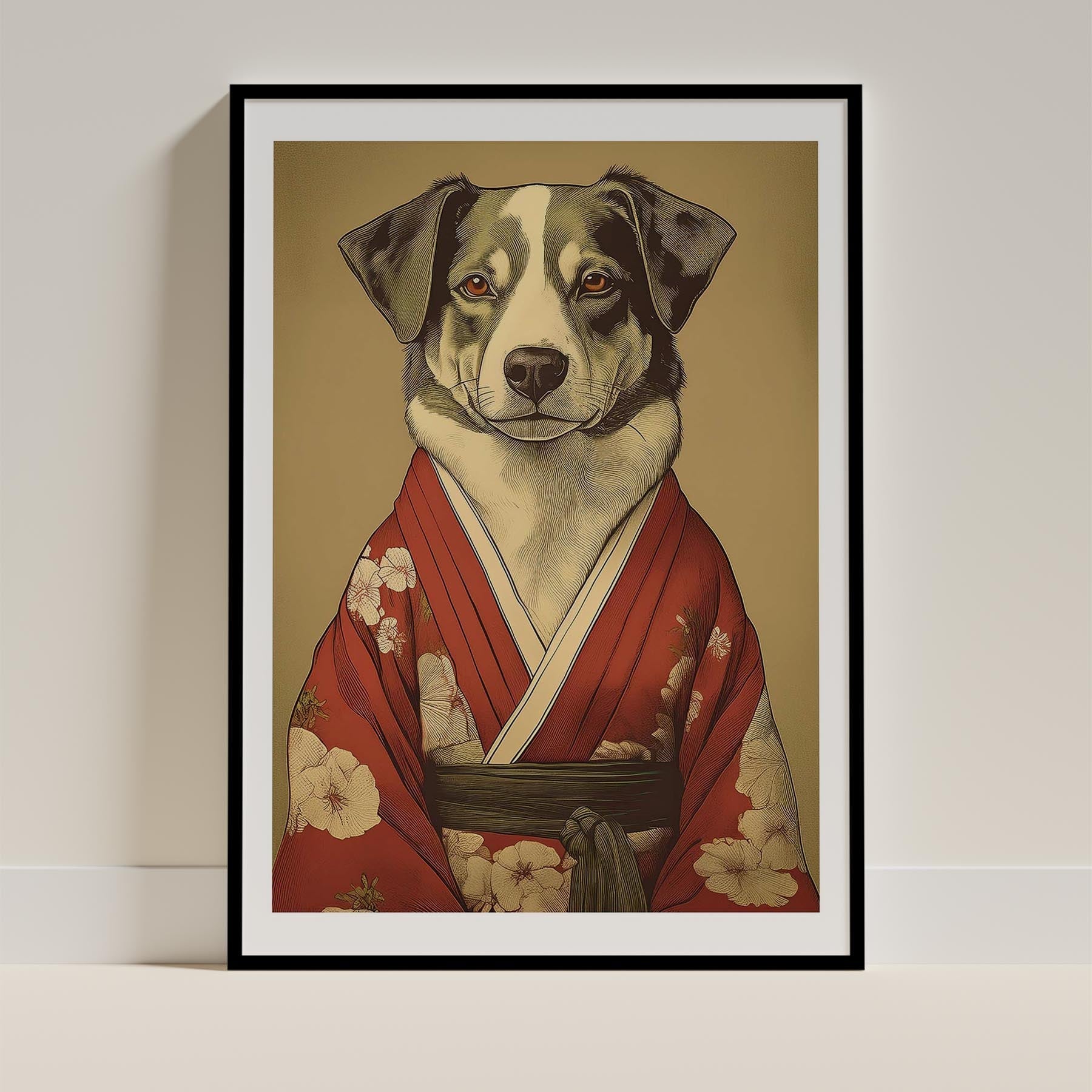 Australian Shepherd Japanse Kimono Dog Series image 0