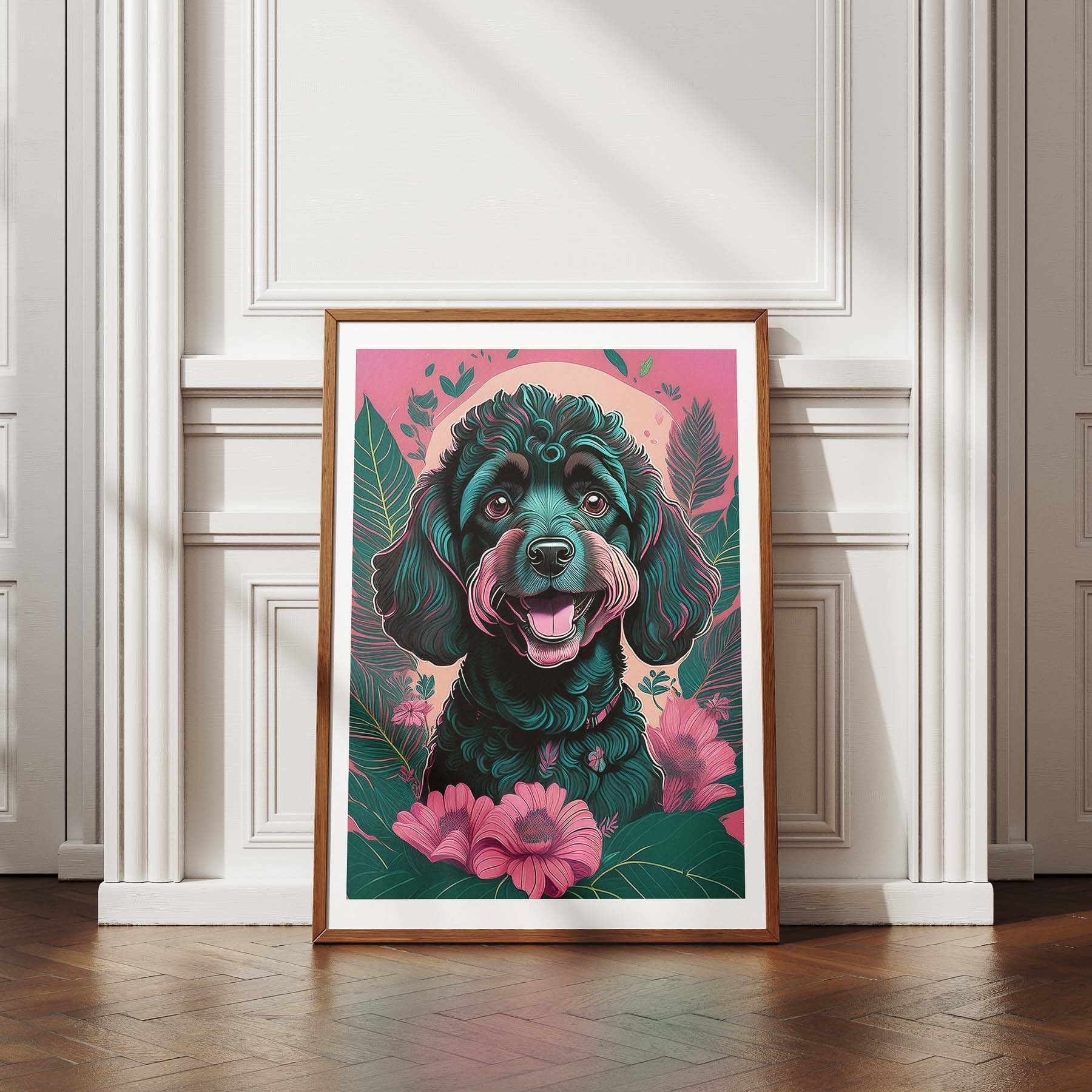 Poodle Flowery Dog image 4