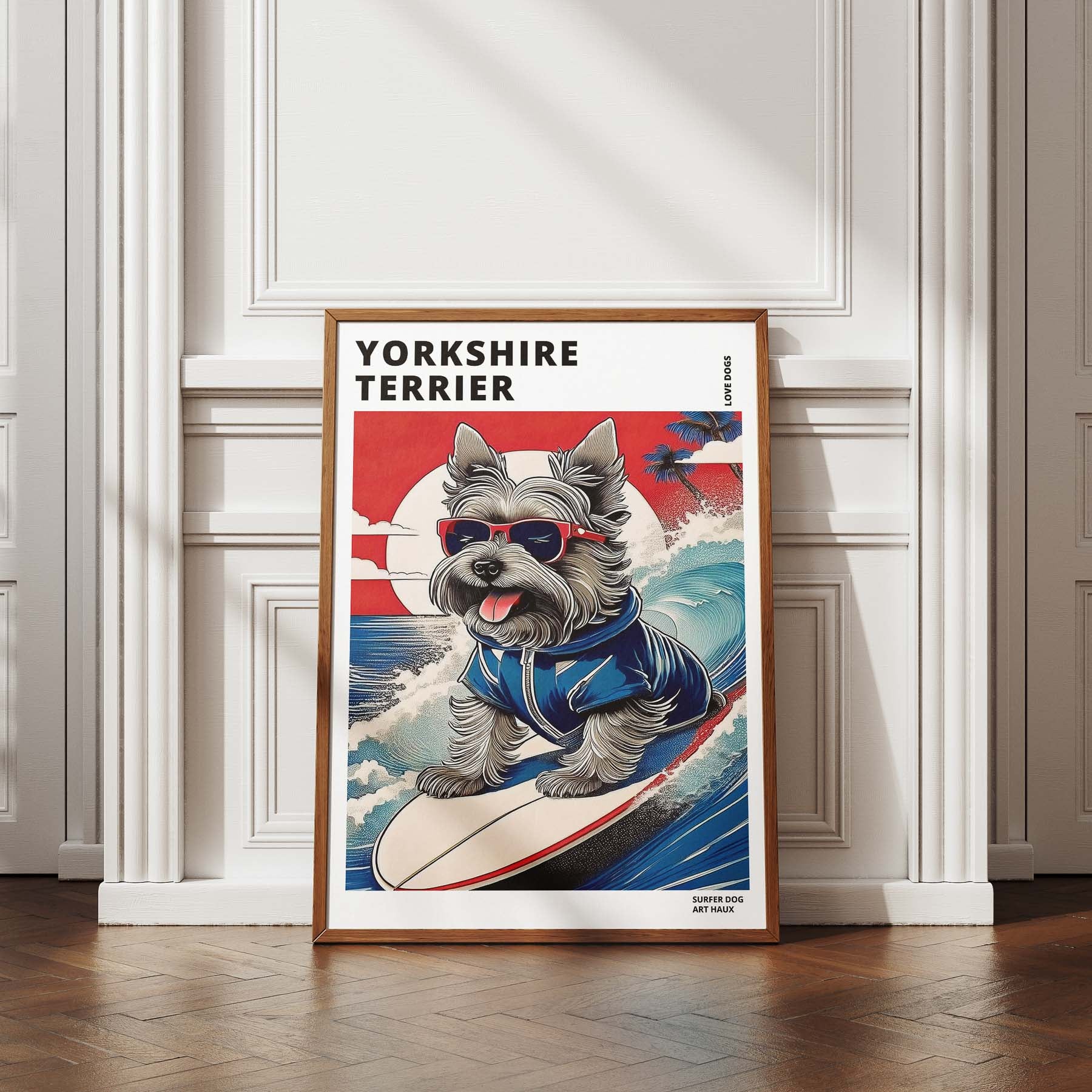 Yorkshire Terrier Hokosai Surfer Dogs 1 image 4