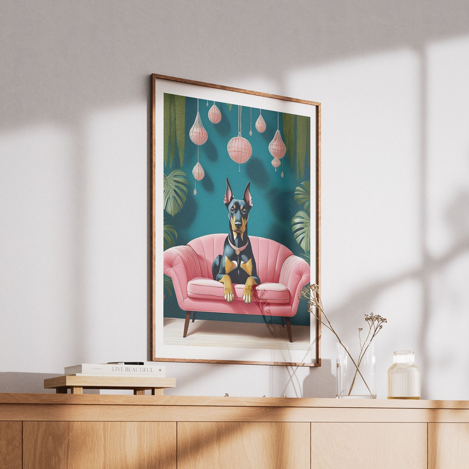 Doberman  Just Lounging Around image 6