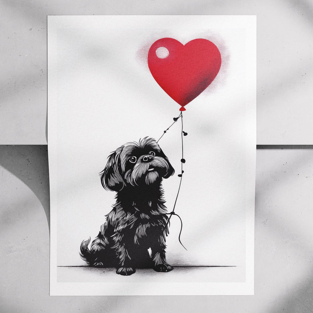 Shih Tzu DOGSY Series inspired by the Art of Banksy image 7
