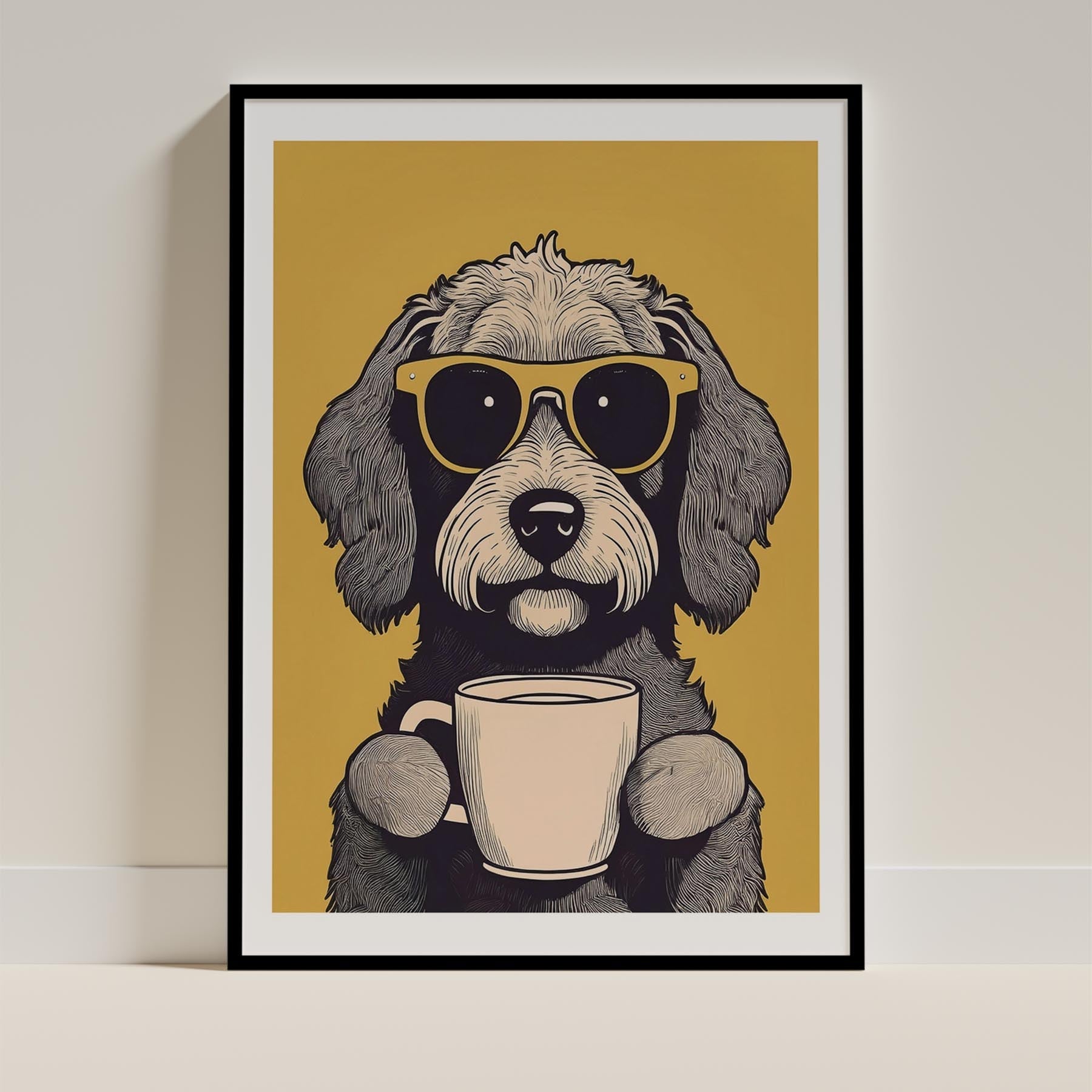 Cockapoo Chillin Coffee Dog image 11