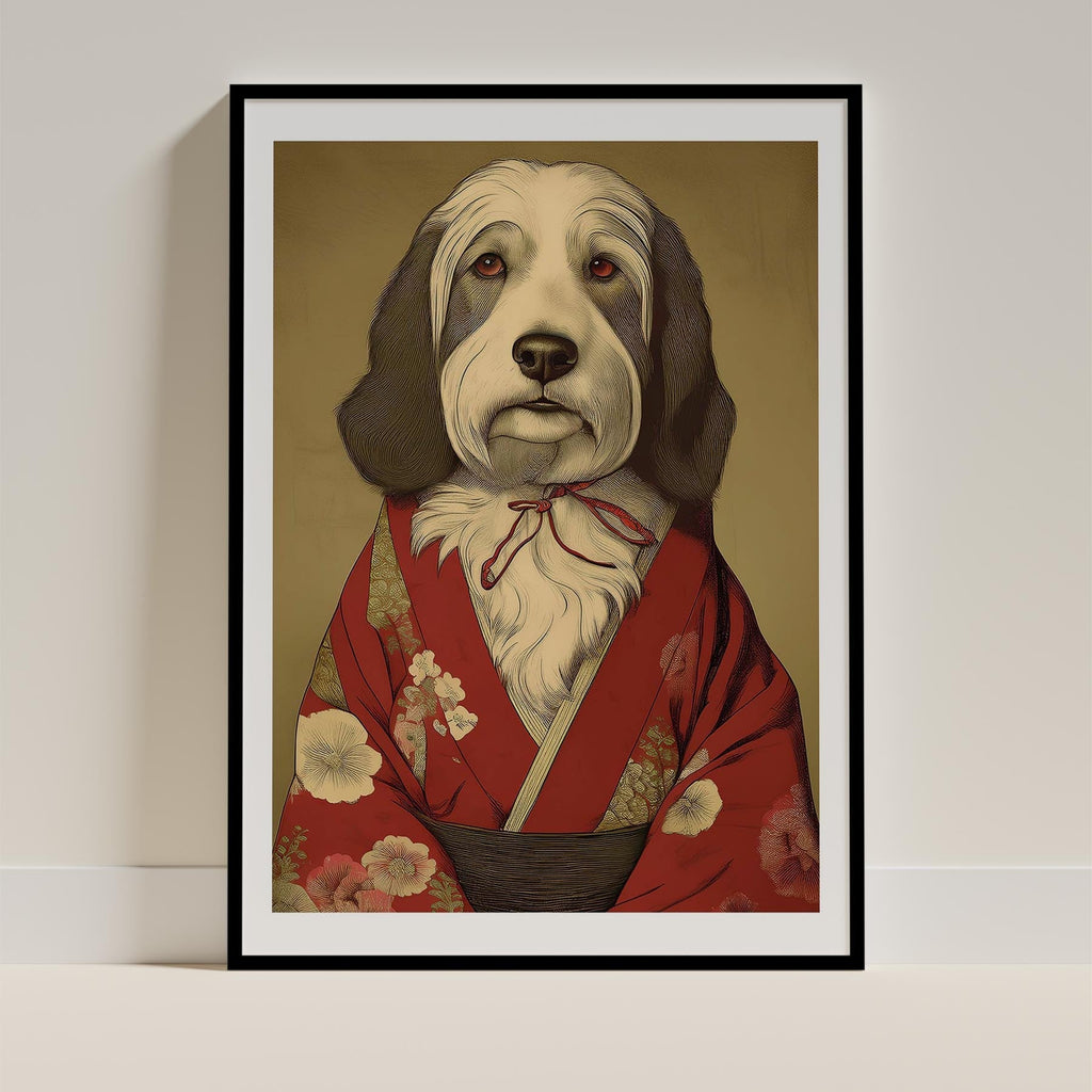 Old English Sheepdog Japanse Kimono Dog Series image 0