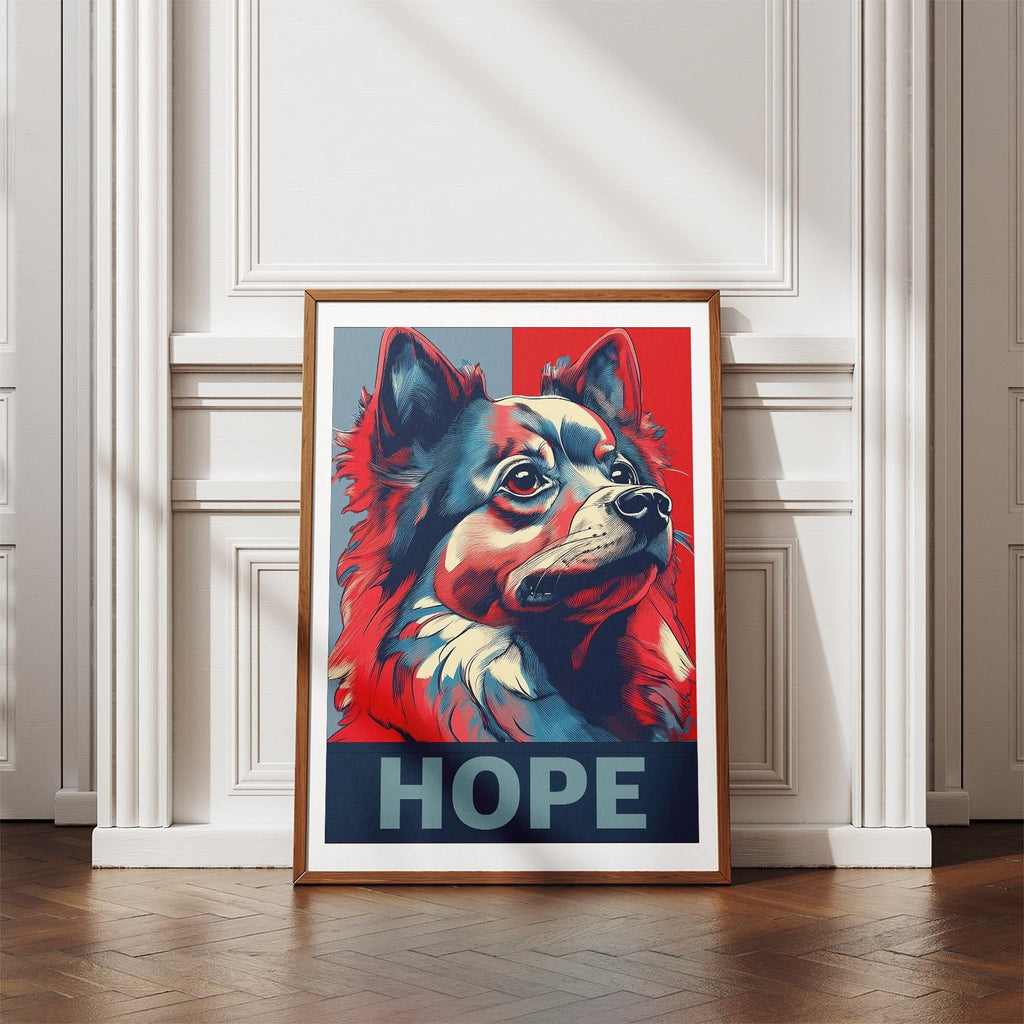 Pomeranian HOPE Series Inspired by the Obama Poster image 4