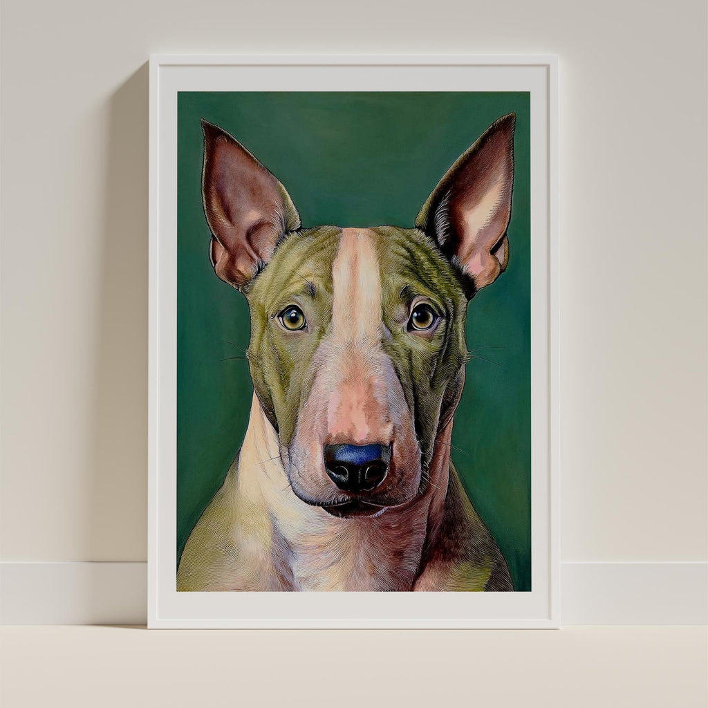 Bull Terrier Green Painted Series image 9