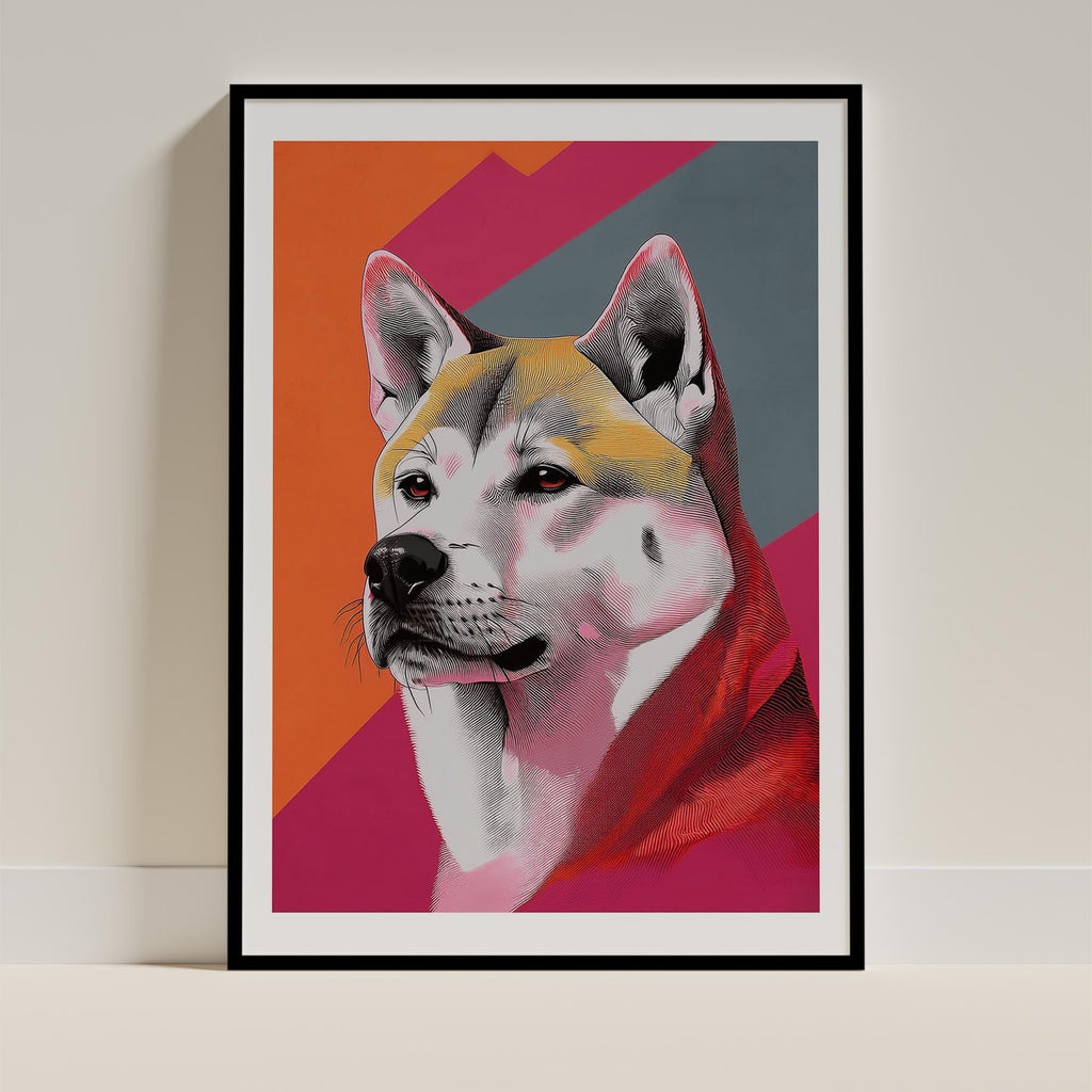 Akita Inu Modern Pop Dog Series image 0