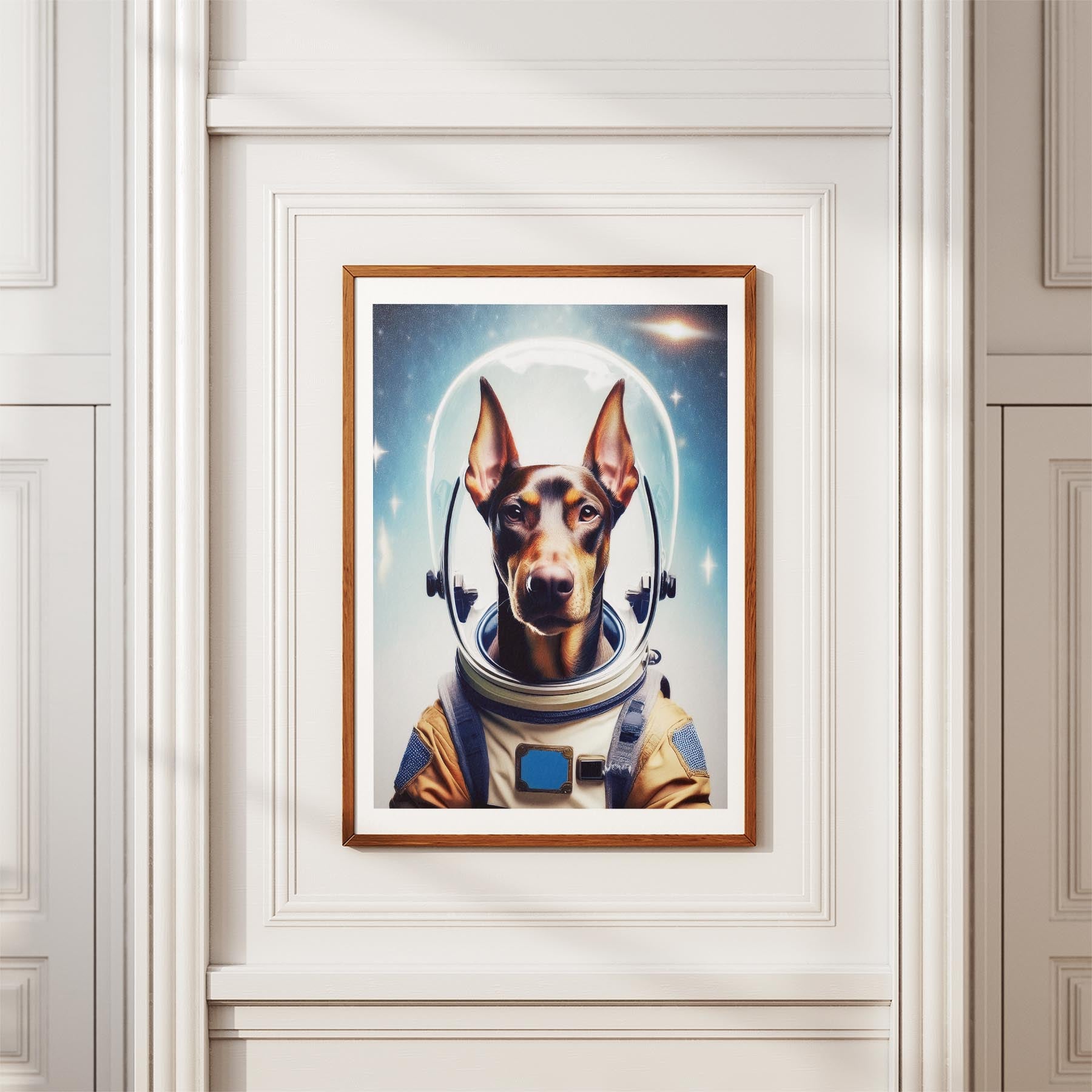 Doberman Astronaut Dog Series image 3