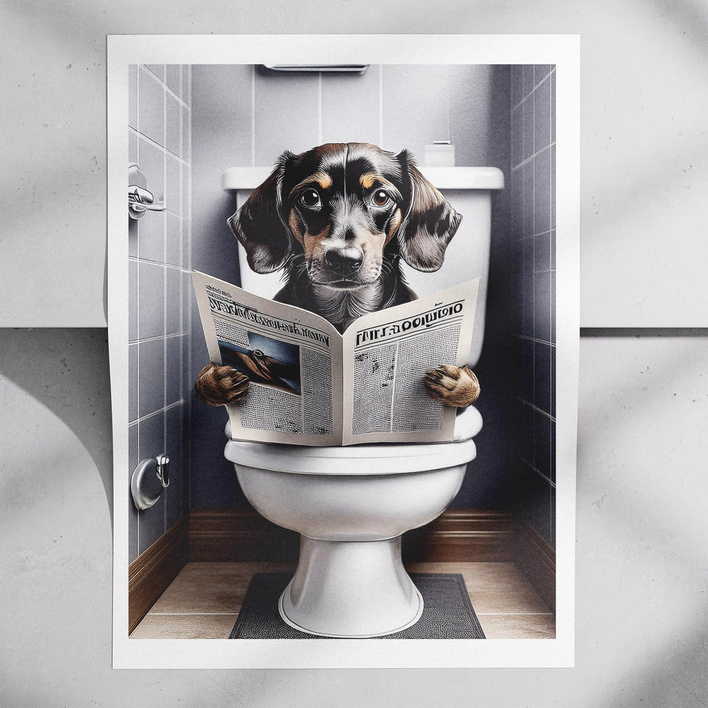 Dachshund Toilet Humour Dog Series 2 image 7