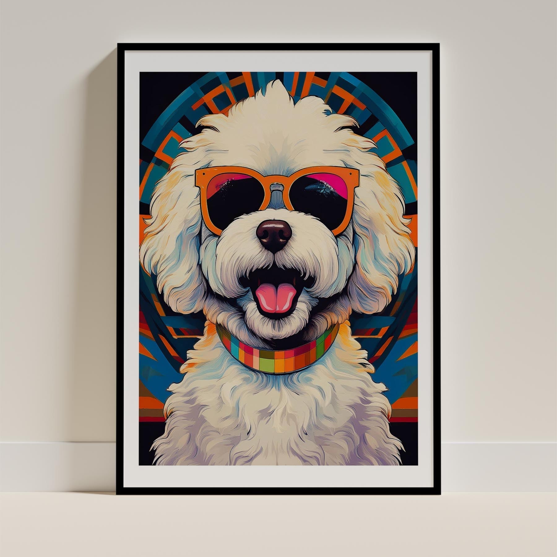 Bichon Frise In Colourful Sunnies 2 image 11