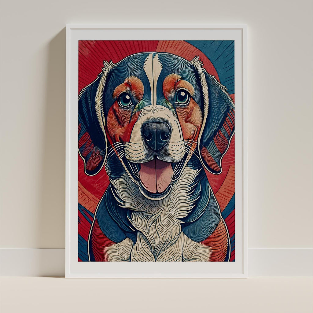 Beagle Hokusai Japanese Inspired Dog Series image 9