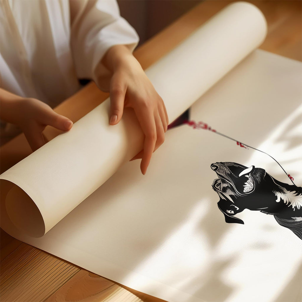 American Staffordshire Terrier DOGSY Series inspired by the Art of Banksy image 1