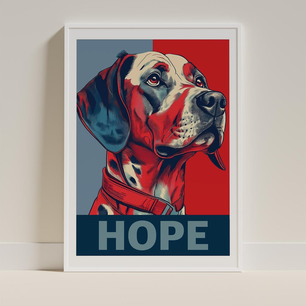 Dalmatian HOPE Series Inspired by the Obama Poster image 9