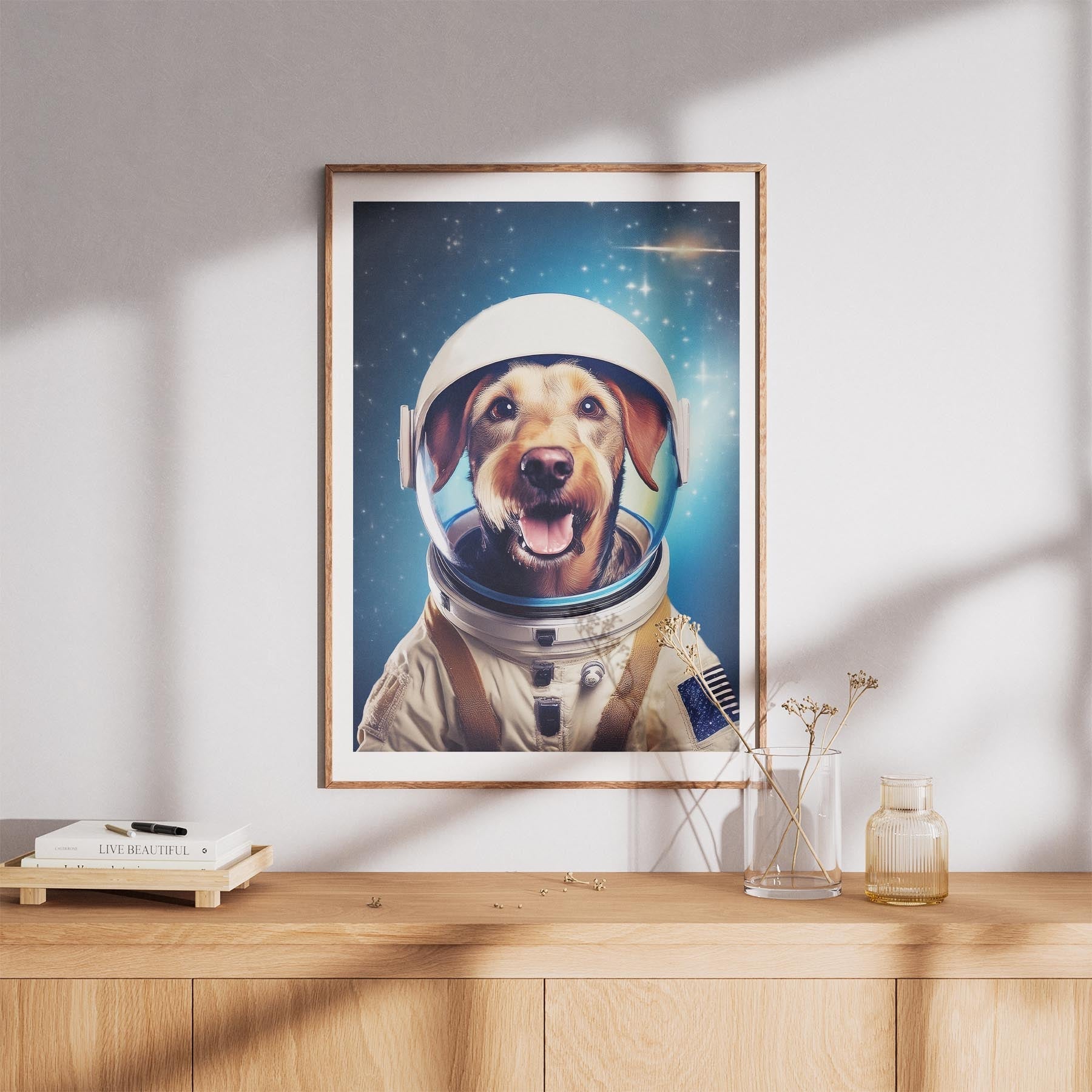 Airedale Astronaut Dog Series image 8
