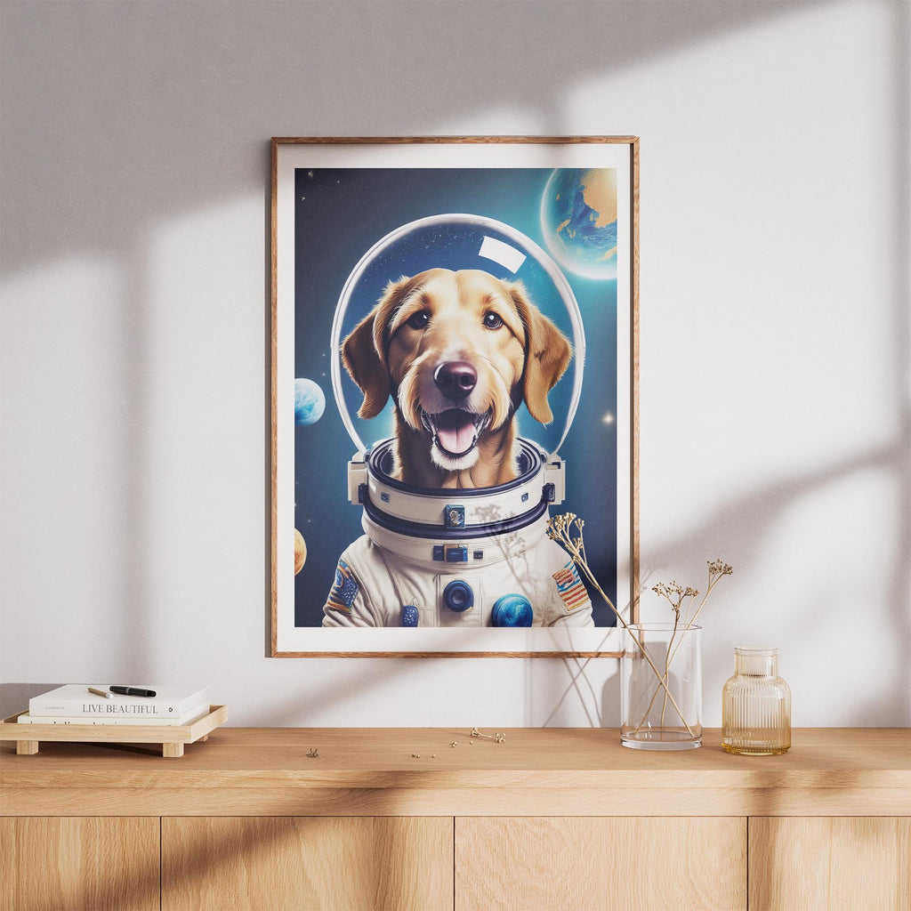 Irish Wolfhound Astronaut Dog Series image 8
