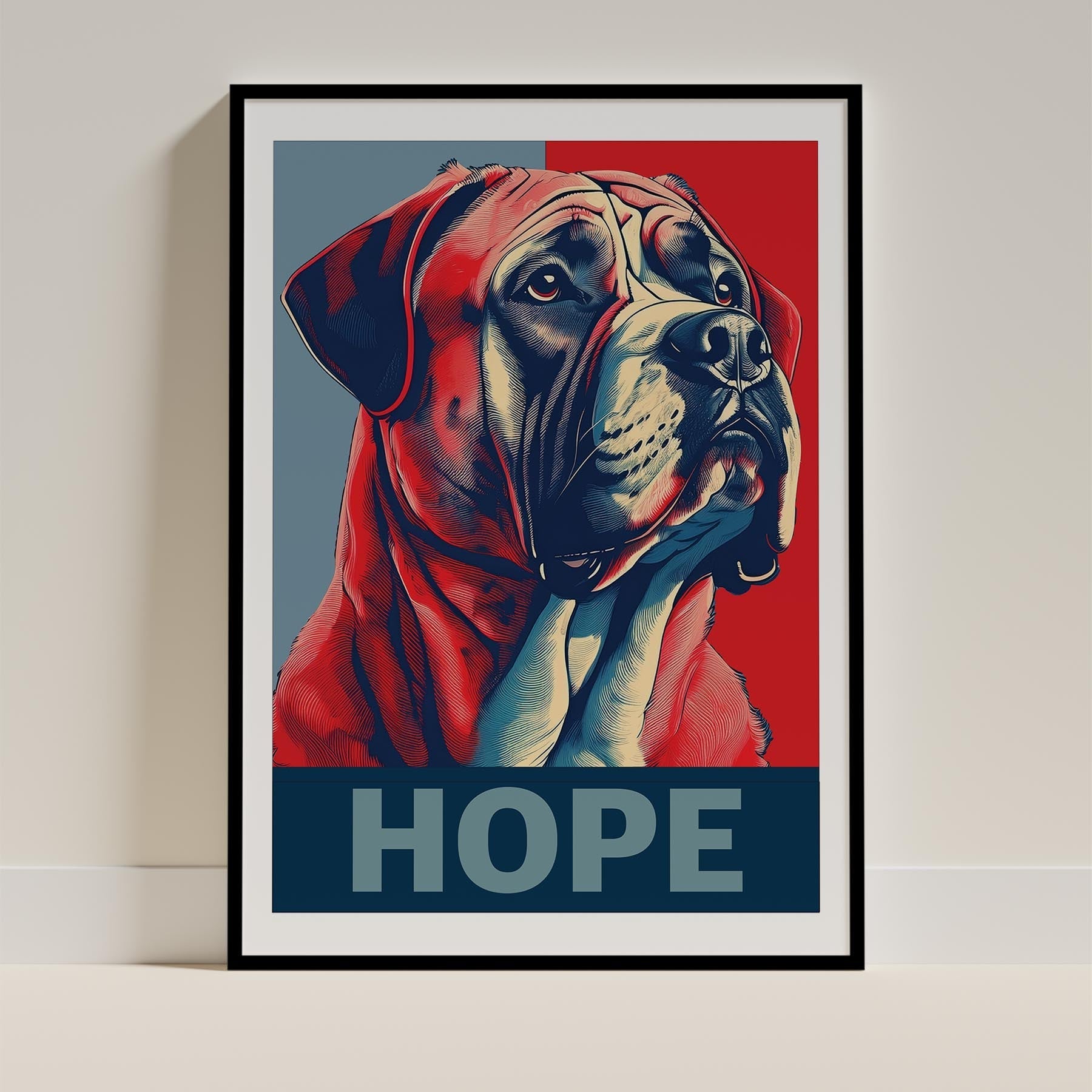 Mastiff HOPE Series Inspired by the Obama Poster image 0