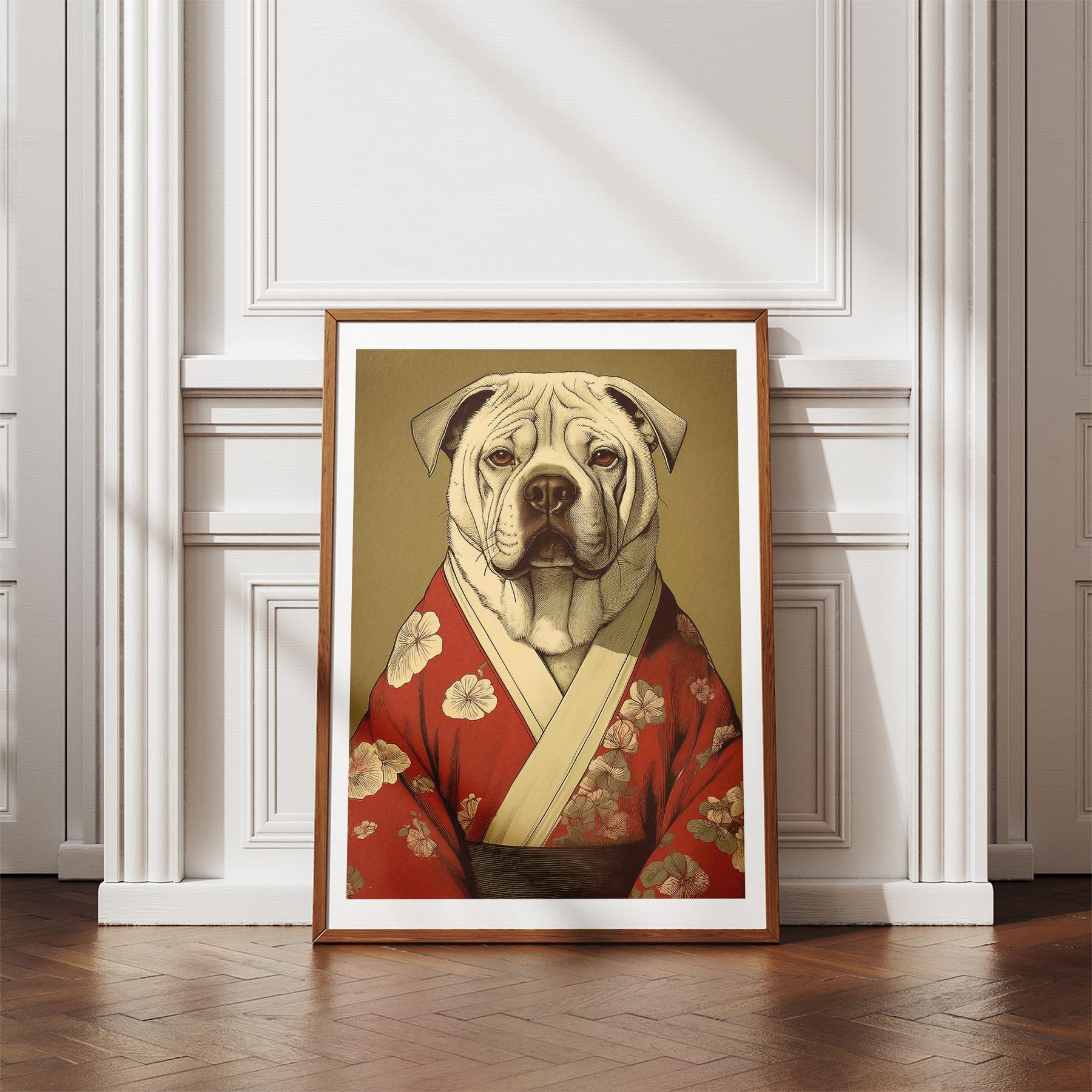 Shar Pei Japanse Kimono Dog Series image 4