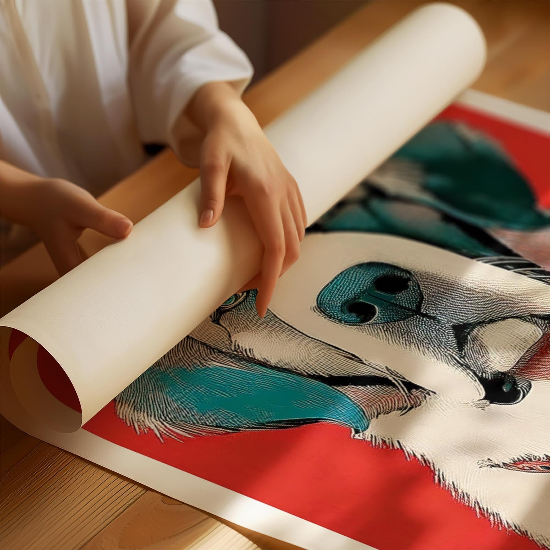 Saint Bernard Red Dog Series image 1