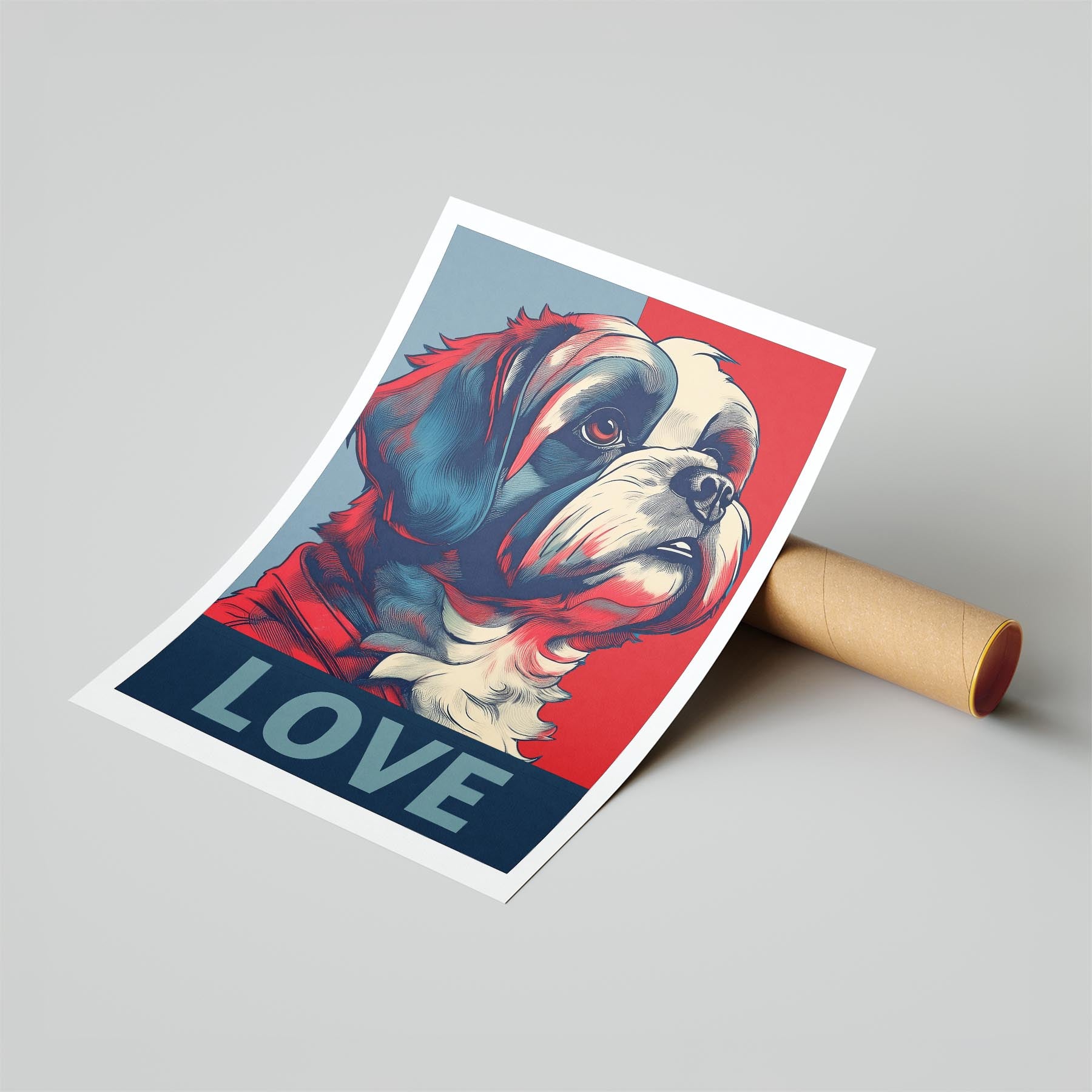 Shih Tzu LOVE Series Inspired by the Obama Poster image 6