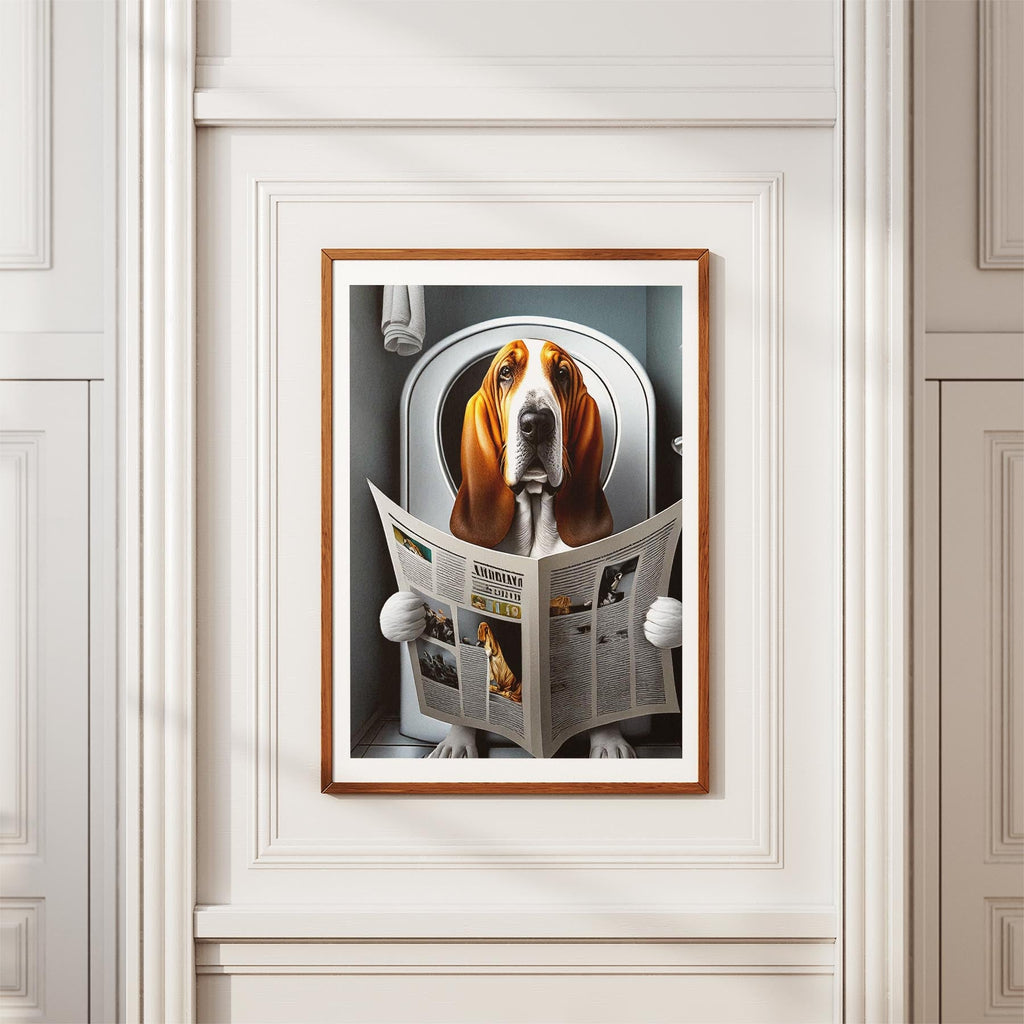 Bloodhound Toilet Humour Dog Series image 3