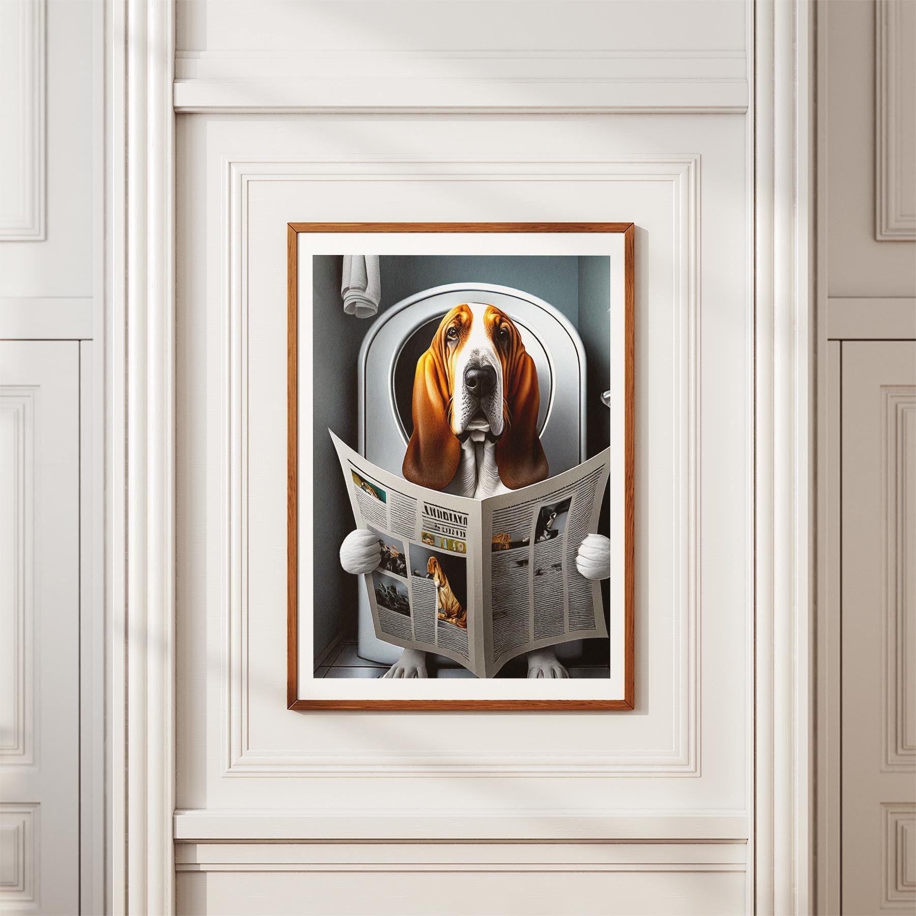 Bloodhound Toilet Humour Dog Series image 3