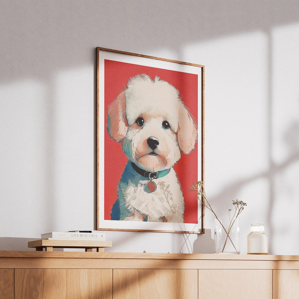 Bichon Frise Red Dog Series image 5