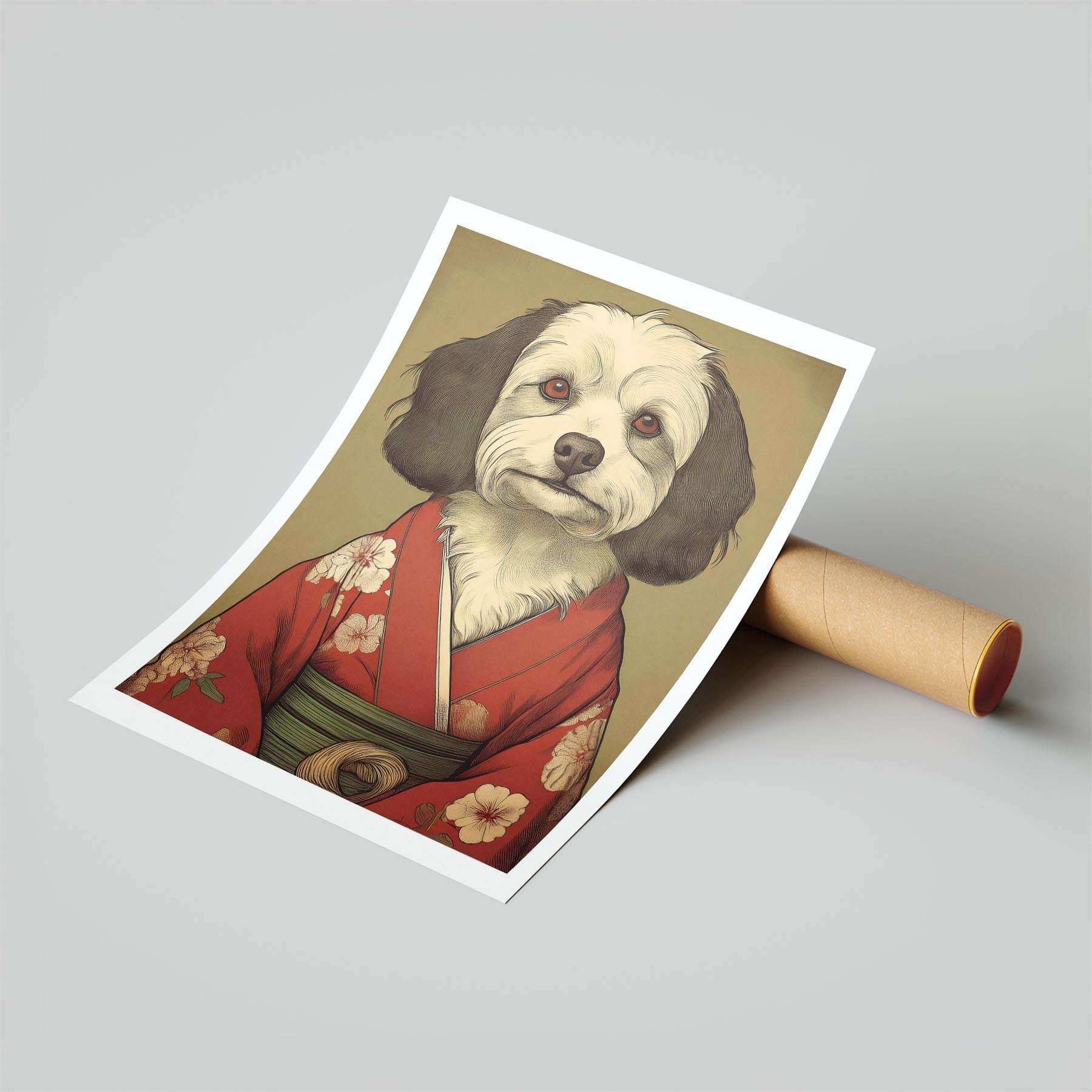 Coton de Tulear Japanse Kimono Dog Series image 6
