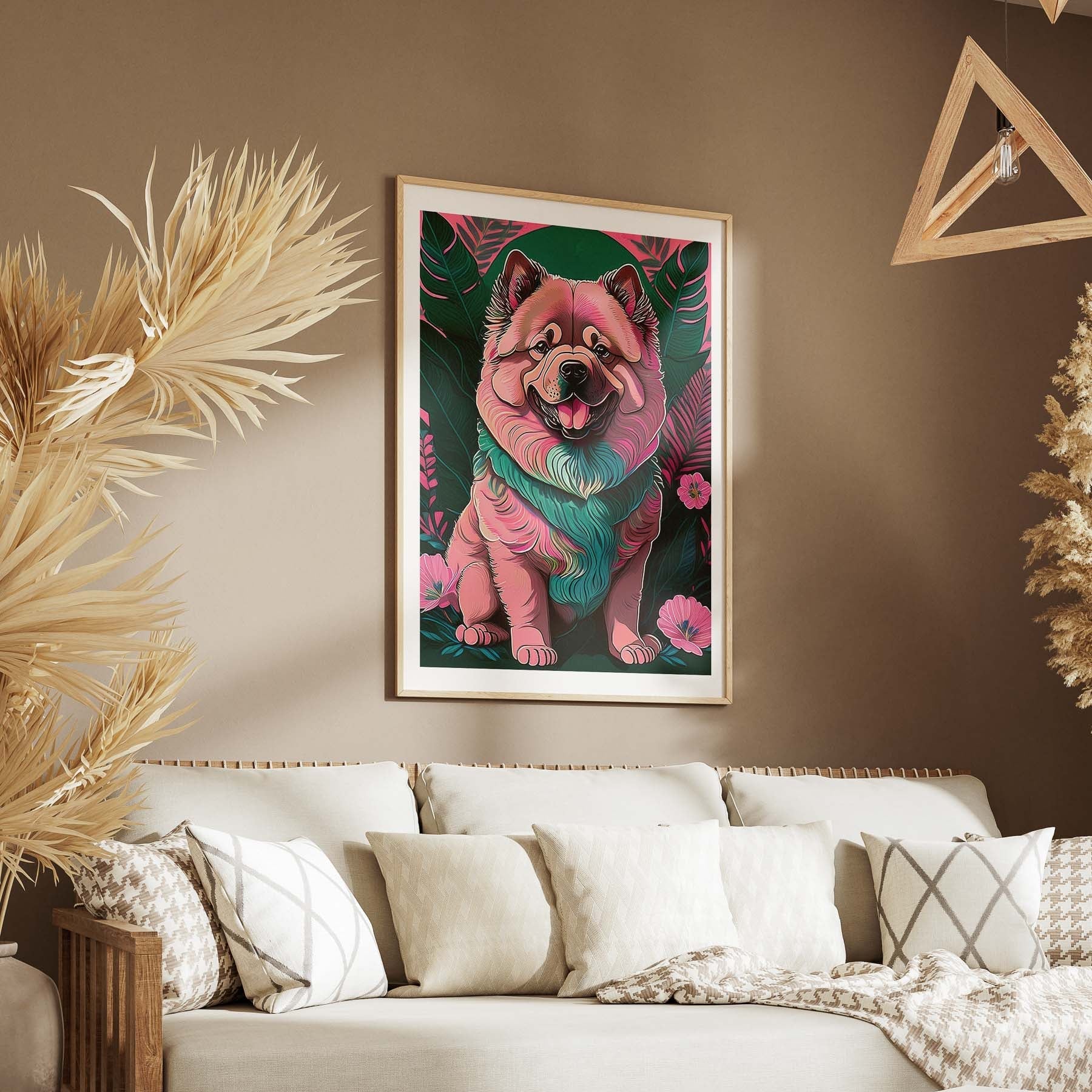 Chow Chow Flowery Dog image 5