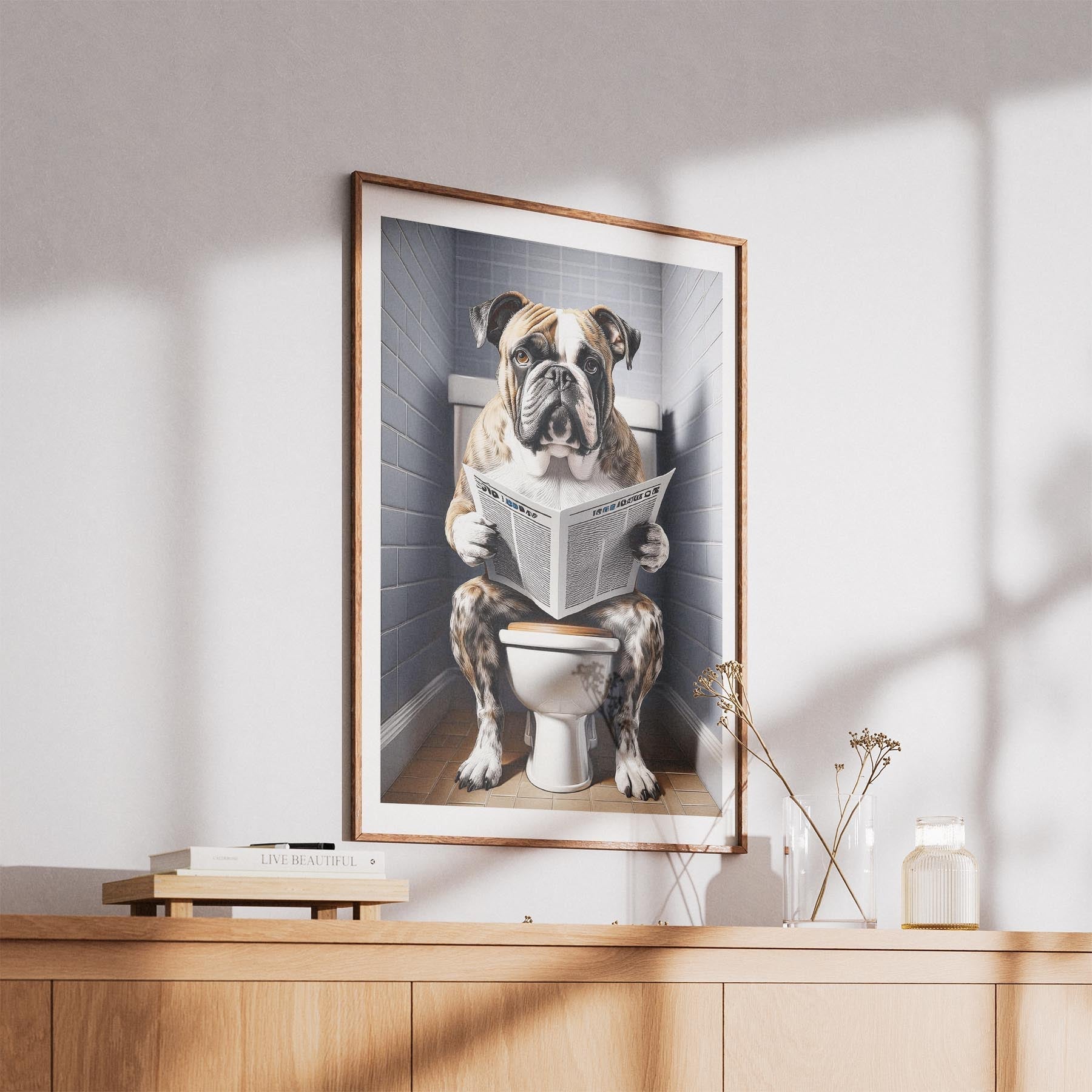 Bulldog Toilet Humour Dog Series 6 image 5