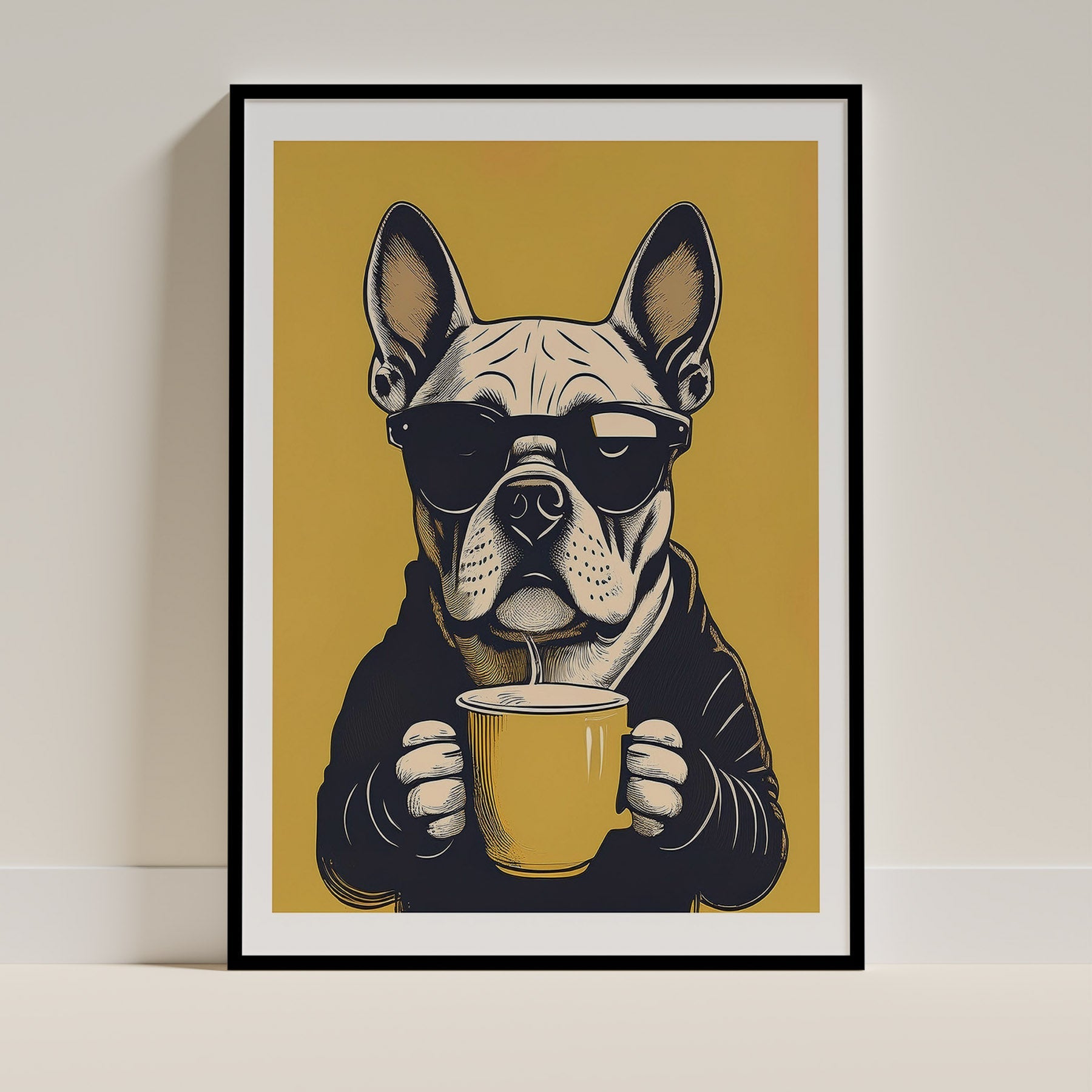 Bull Dog 1 Chillin Coffee Dog image 0