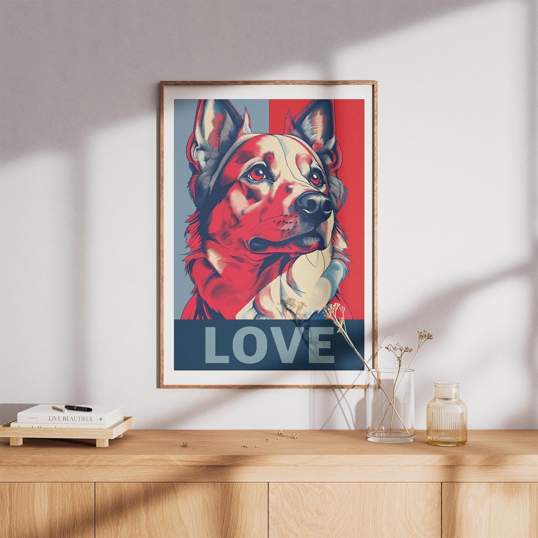 German Spitz LOVE Series Inspired by the Obama Poster image 8