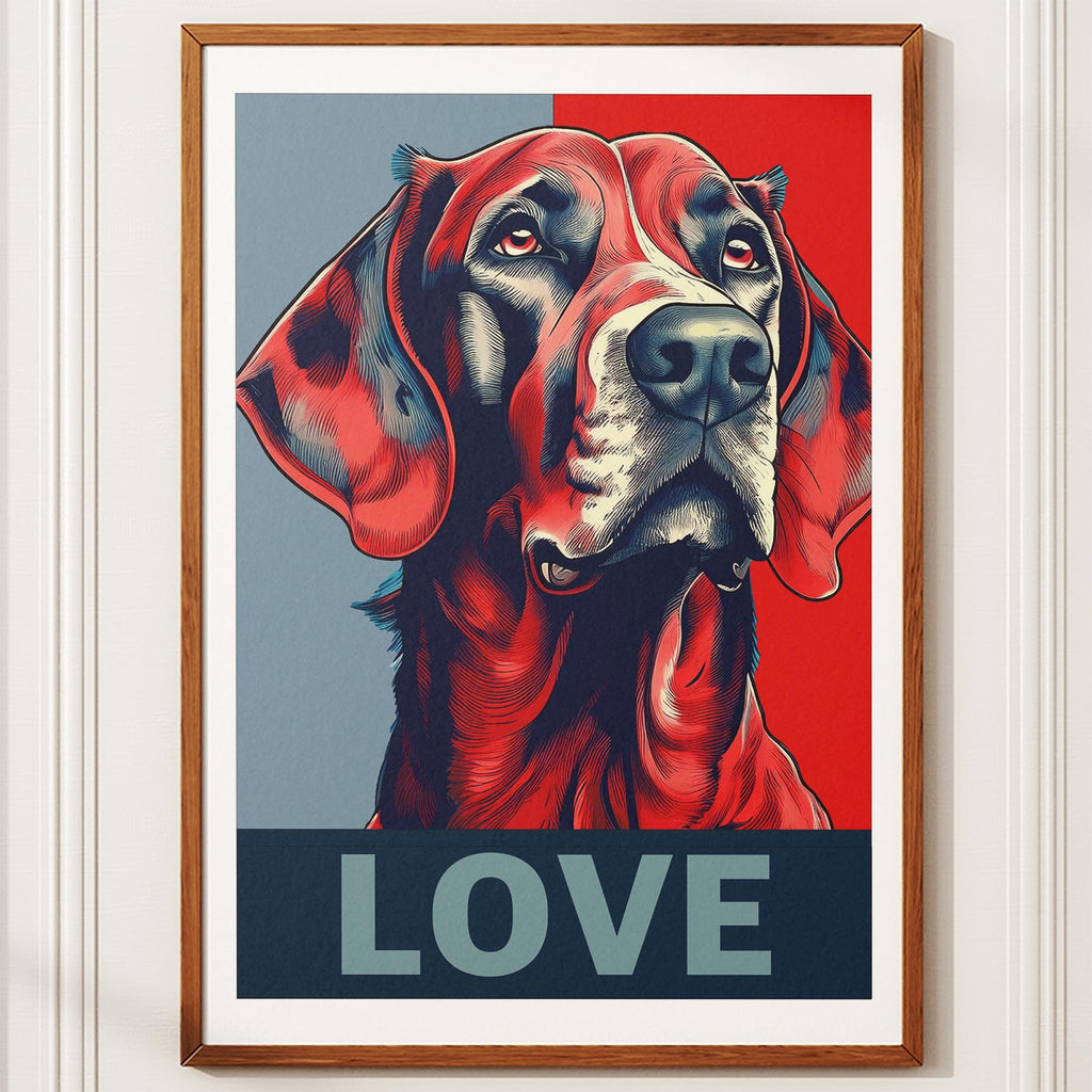 Gordon Setter LOVE Series Inspired by the Obama Poster image 10